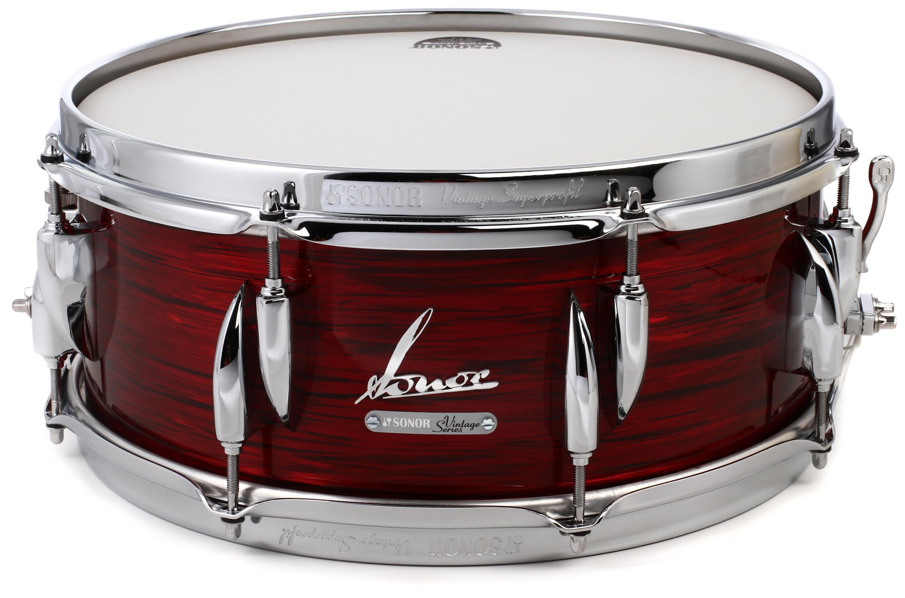 Sonor Vintage Series Snare Drum - 14 x 5.75 inch - Vintage Red