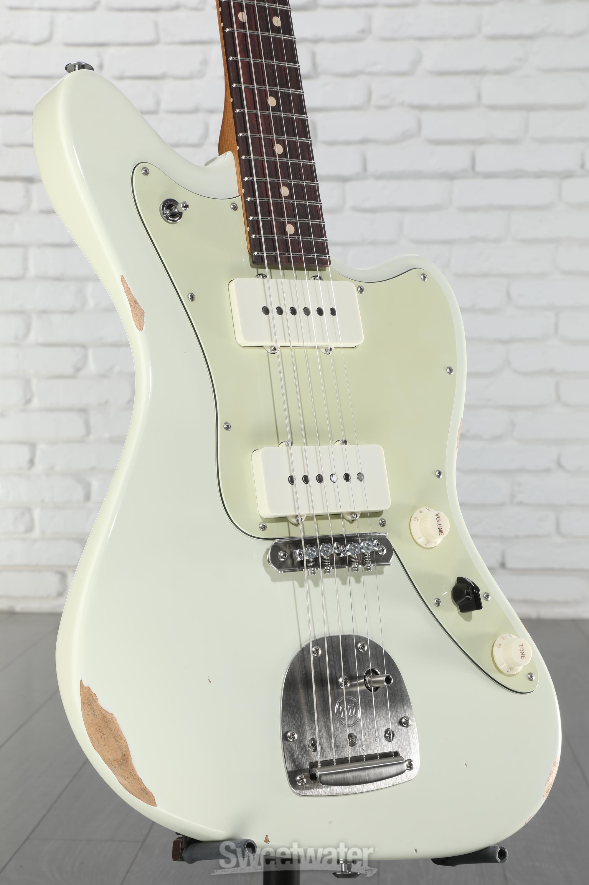 Suhr Classic JM Antique Electric Guitar - Olympic White