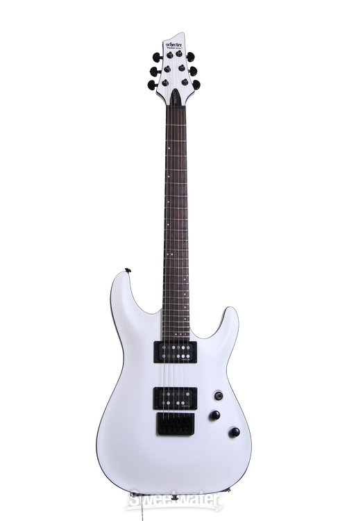 Schecter Stealth C-1 Satin White Stealth | Sweetwater