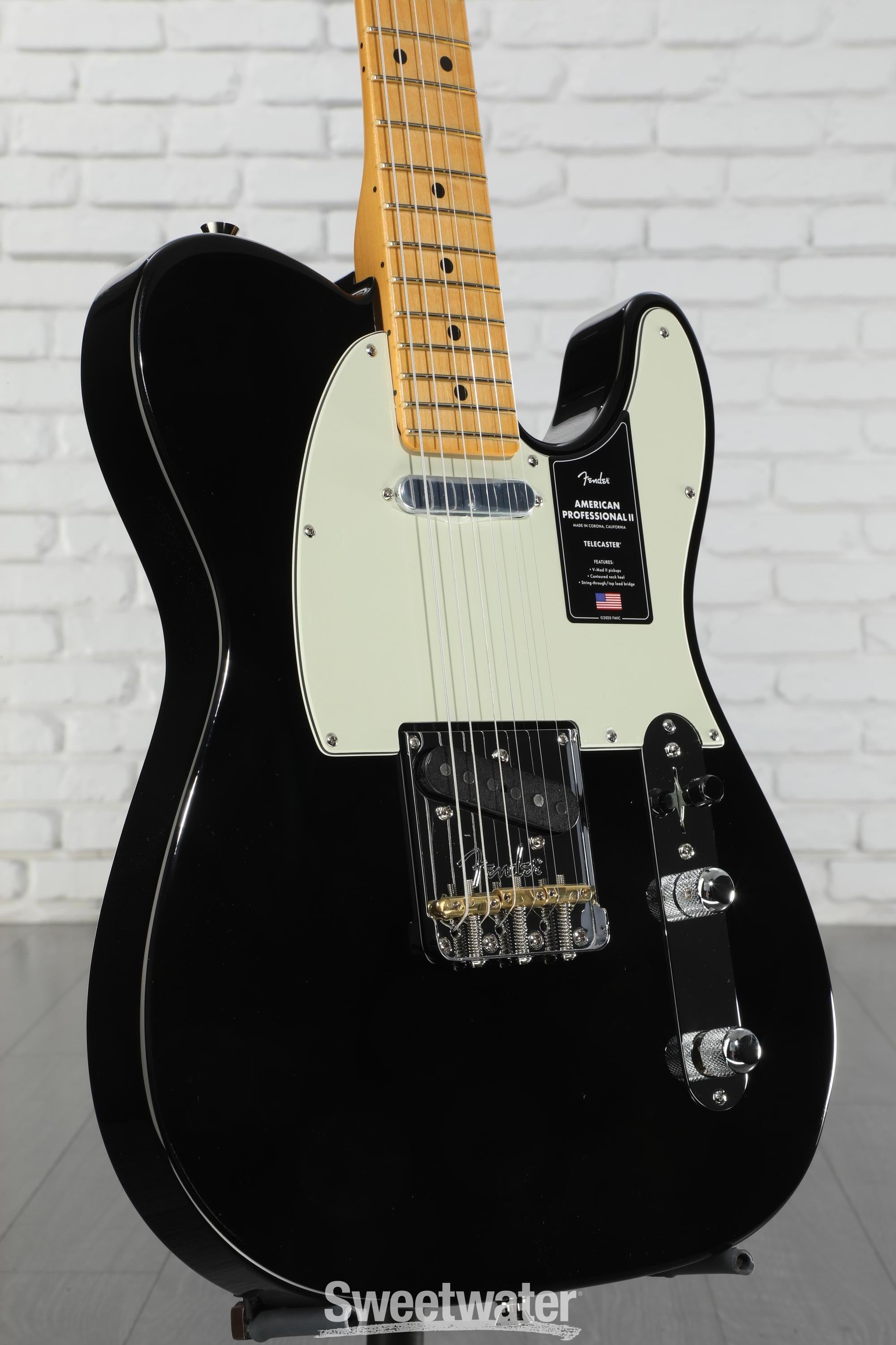 Fender American Professional II Telecaster - Black with Maple