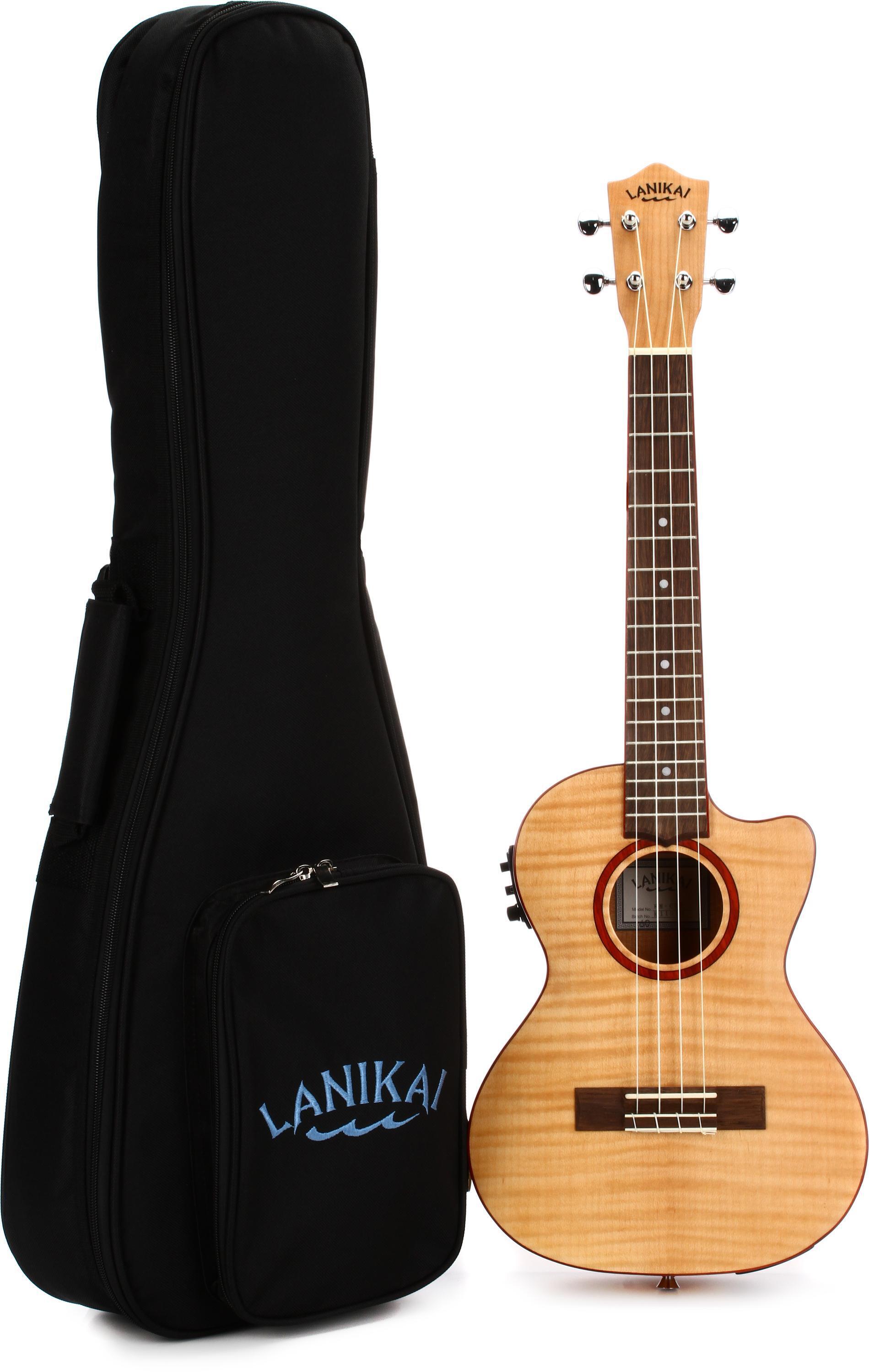 Lanikai FM-CET Flame Maple Ukulele with Cutaway