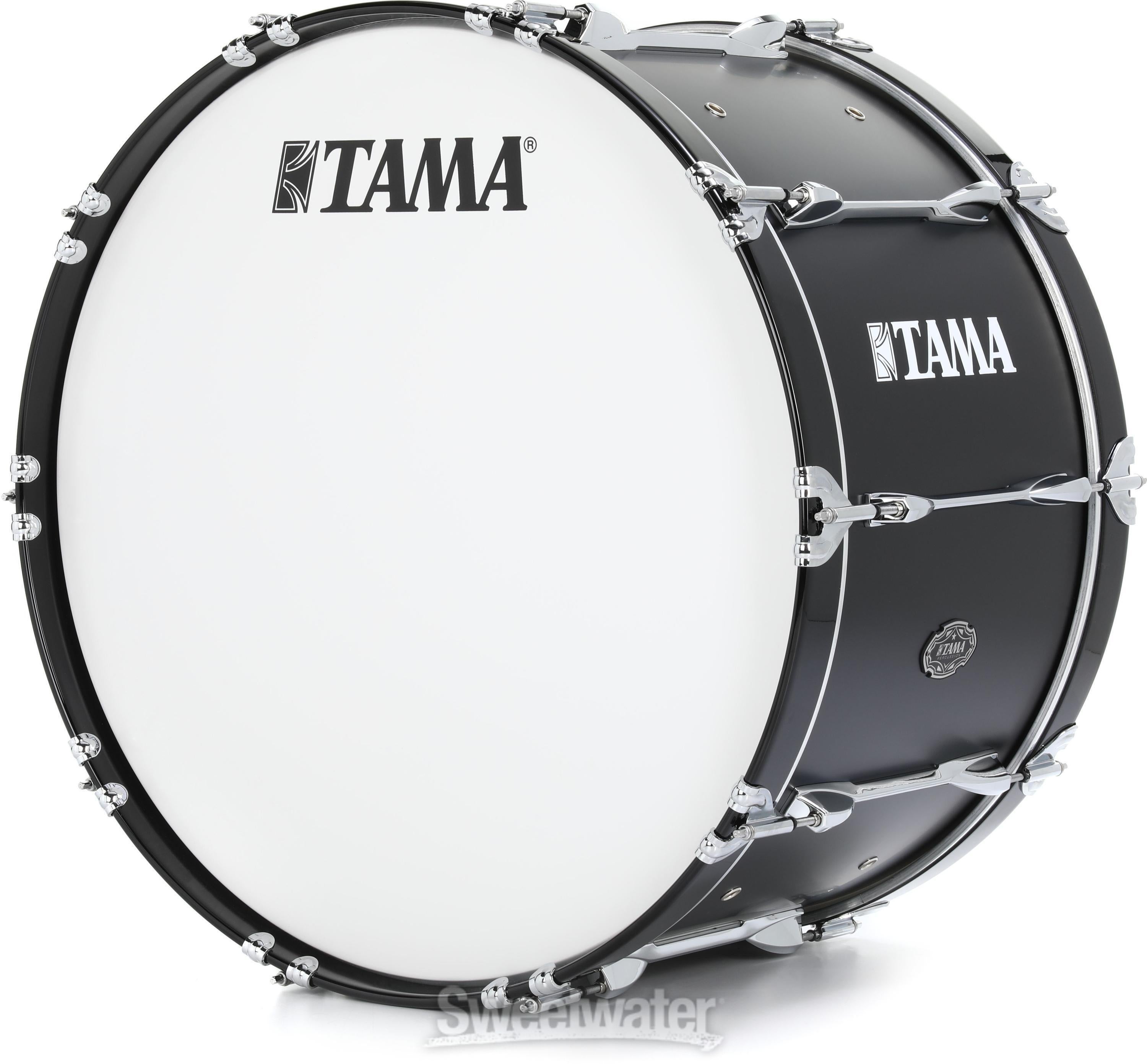 Tama Fieldstar Marching Bass Drum - 26-inch x 14-inch, Satin Black