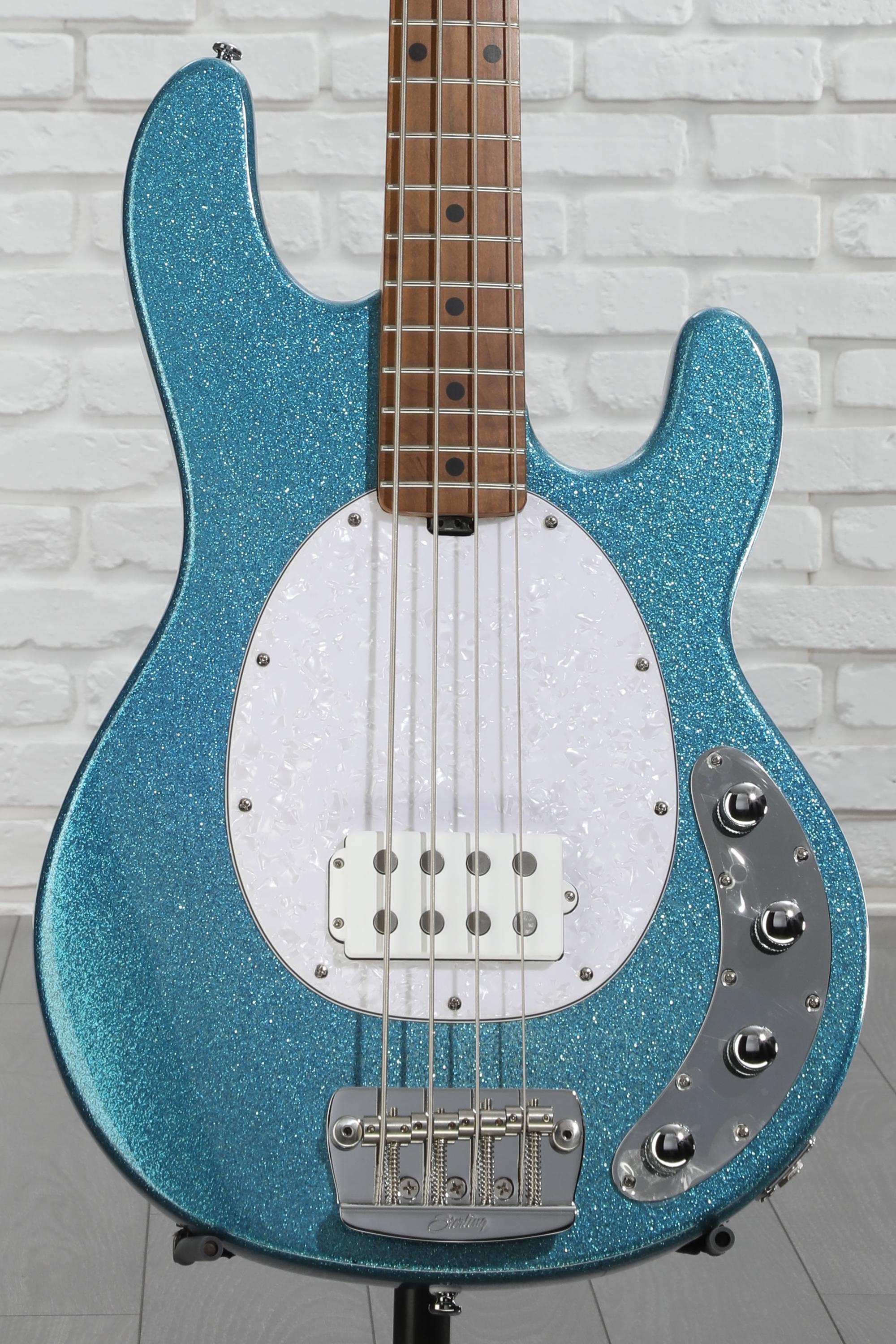 Sterling By Music Man StingRay RAY34 Bass Guitar - Blue