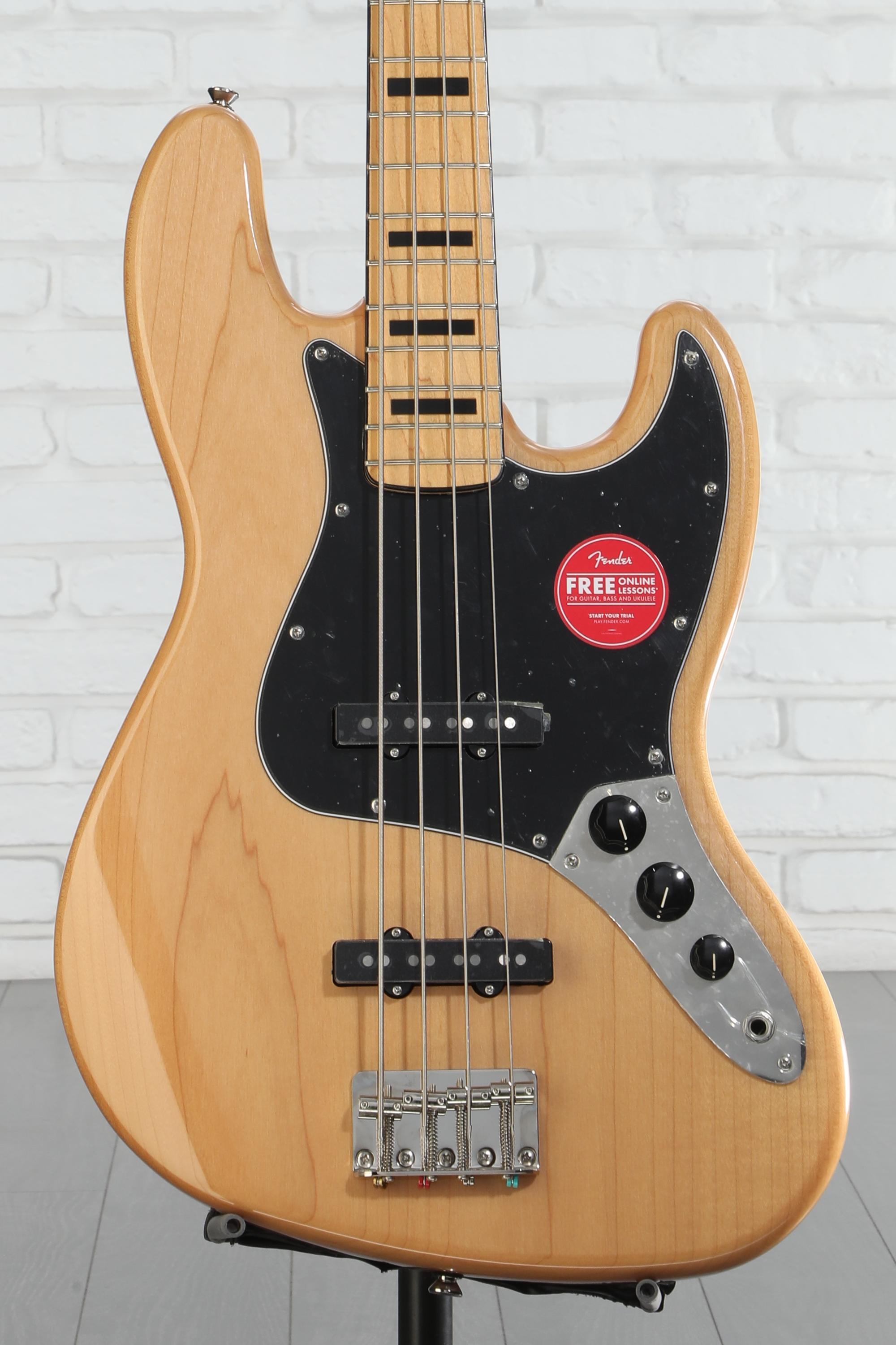 新品級 squier classic vibe '70s jazz bass Squier Classic Vibe '70s Jazz Bass Maple Fingerboard Natural