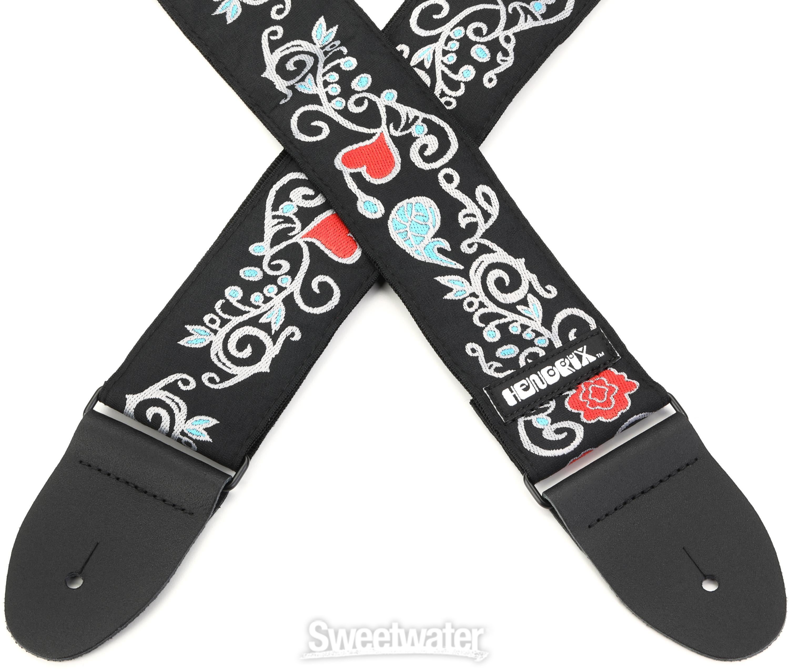 Dunlop JH17 Jimi Hendrix Guitar Strap - Monterey Inverse | Sweetwater