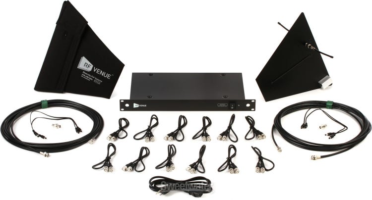 RF Venue 9 Channel Wireless Microphone Upgrade Pack