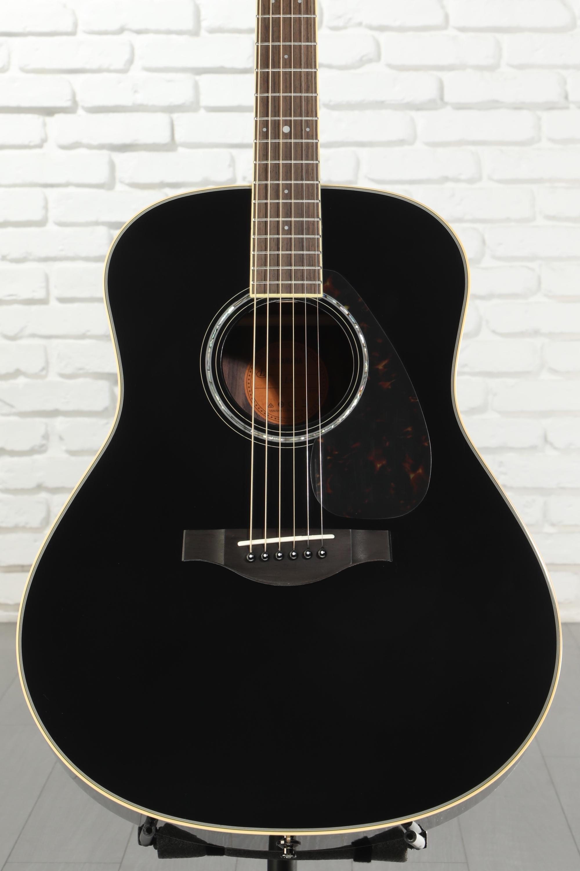 Yamaha LL6 ARE Original Jumbo Acoustic Guitar - Black | Sweetwater