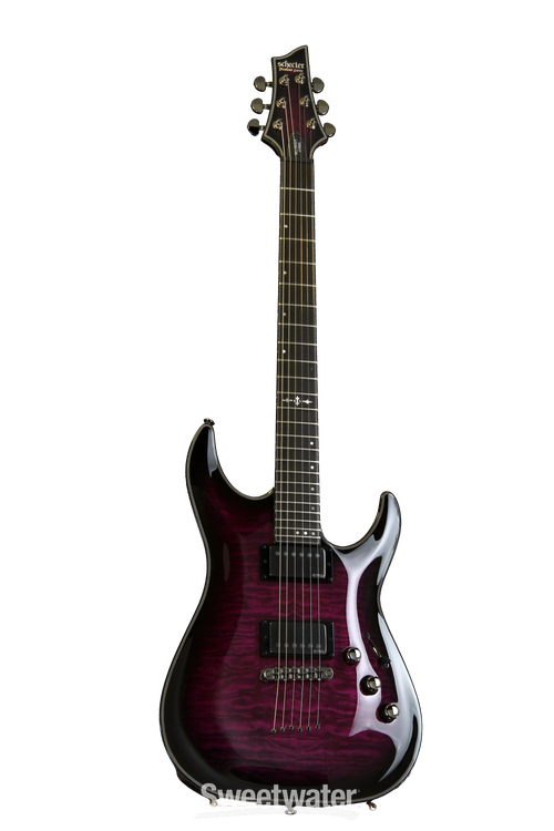 Schecter Hellraiser Hybrid C-1 - Trans Purple Burst | Sweetwater