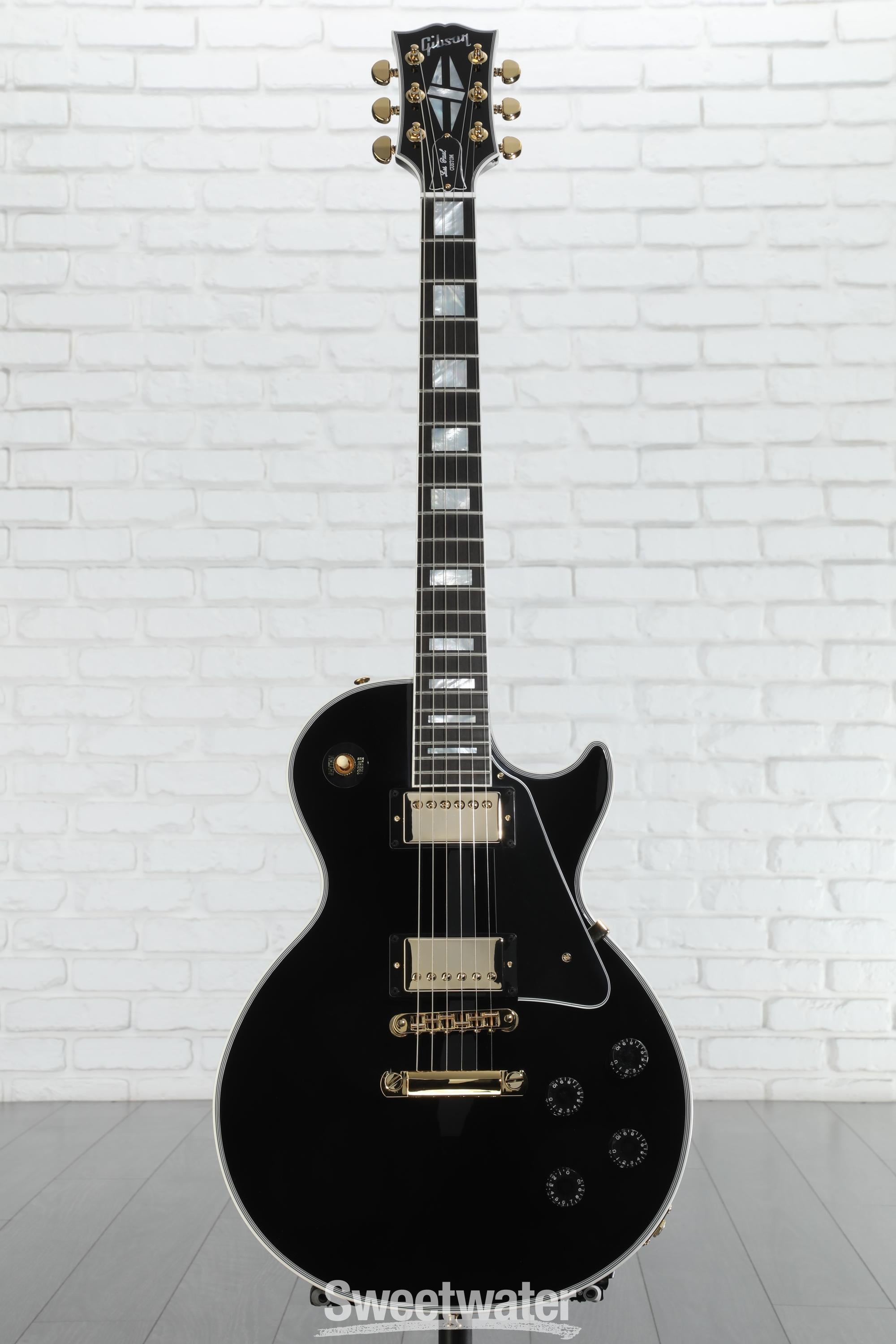 Gibson Custom Les Paul Custom - Ebony with Ebony Fingerboard