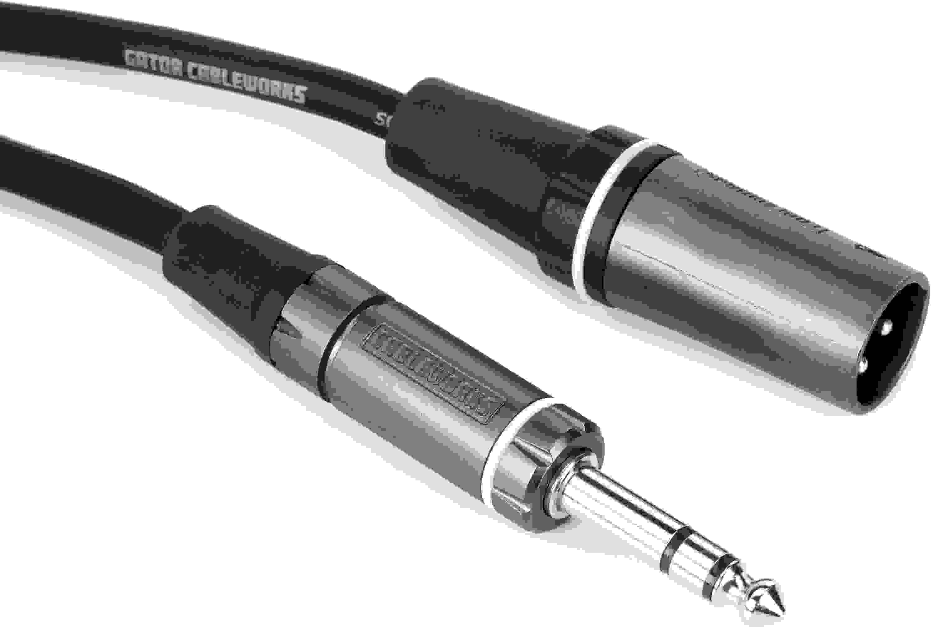 Gator Cableworks Composer Series XLR Male to TRS Male Cable - 5 foot