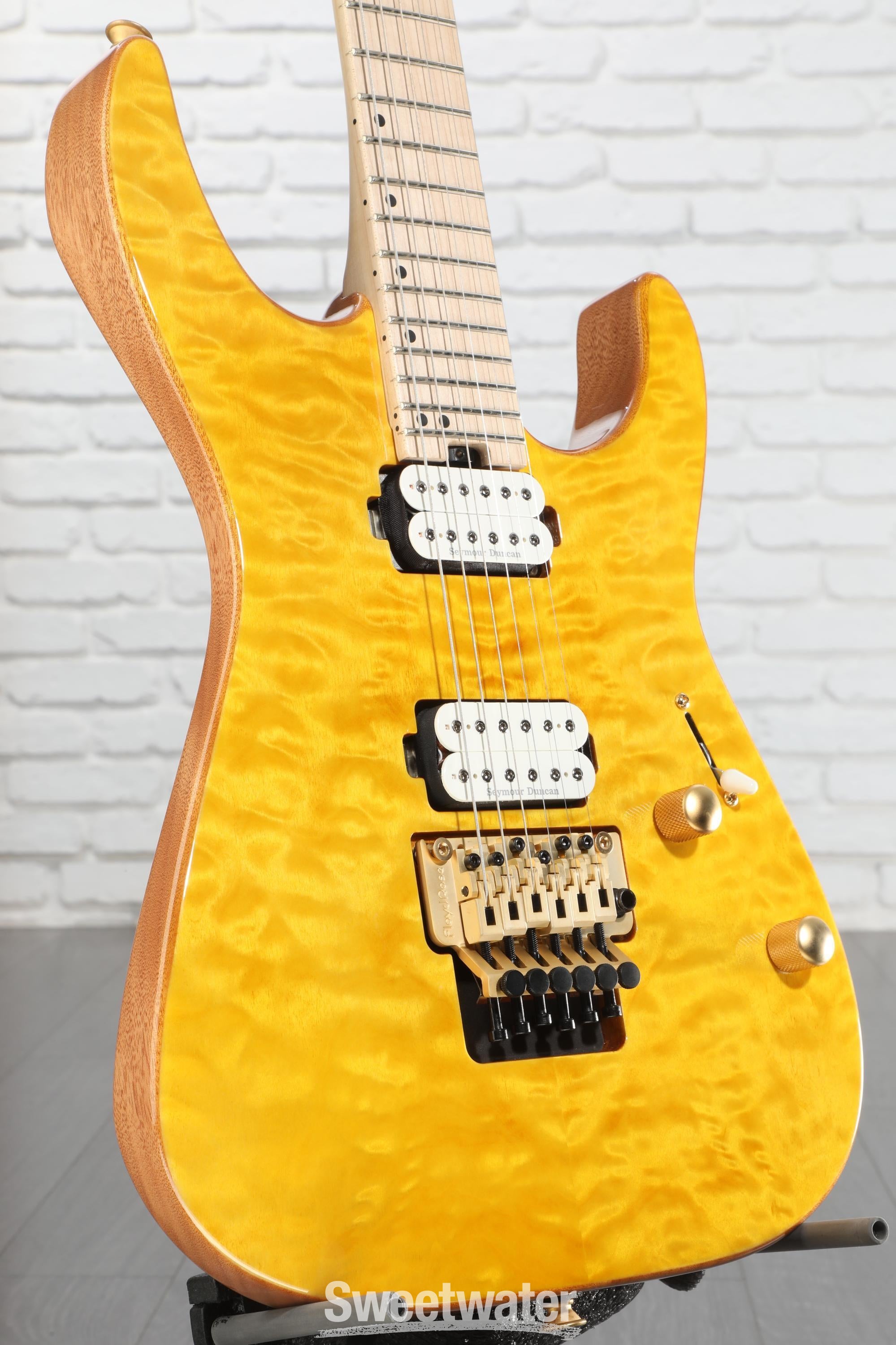 Charvel Pro-Mod DK24 HH FR - Dark Amber | Sweetwater