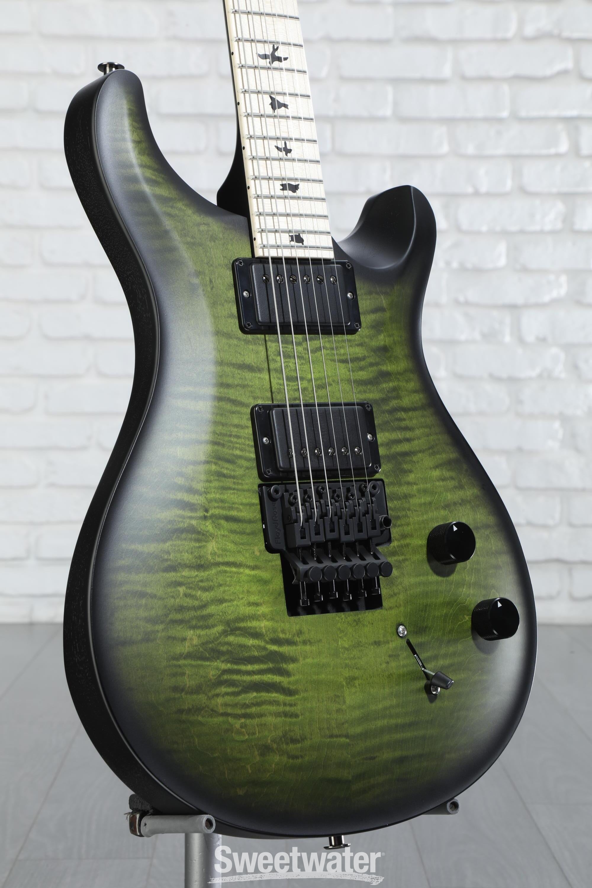 PRS DW CE 24 Floyd Dustie Waring Signature Black Top