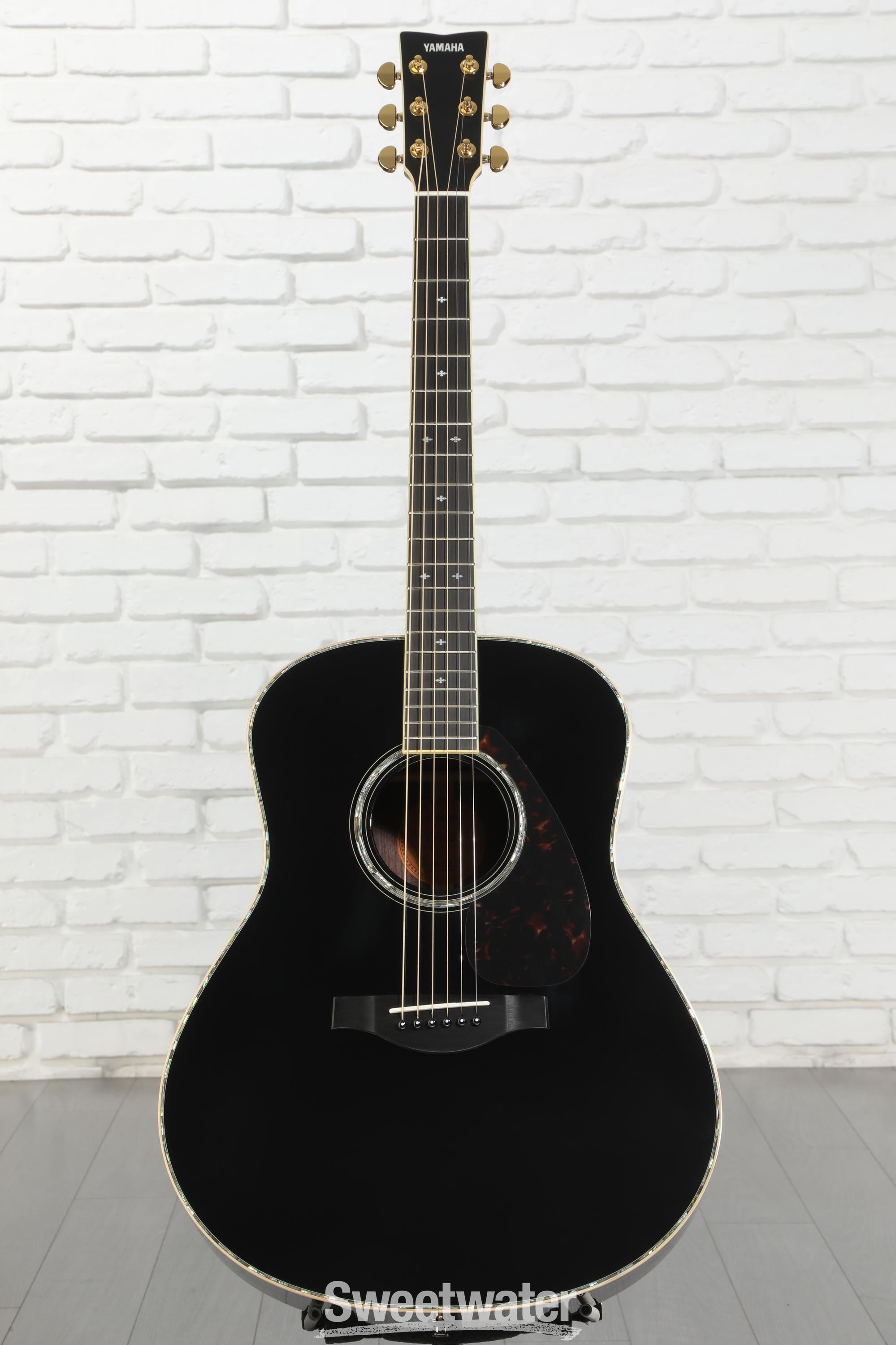 YAMAHA LL16D ARE アコースティックギター BLACK Yamaha LL16D ARE Original Jumbo Acoustic-electric Guitar - Black
