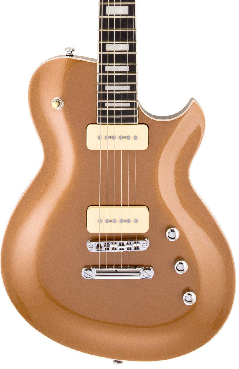 Reverend Roundhouse 290 Electric Guitar - Metallic Bronze | Sweetwater