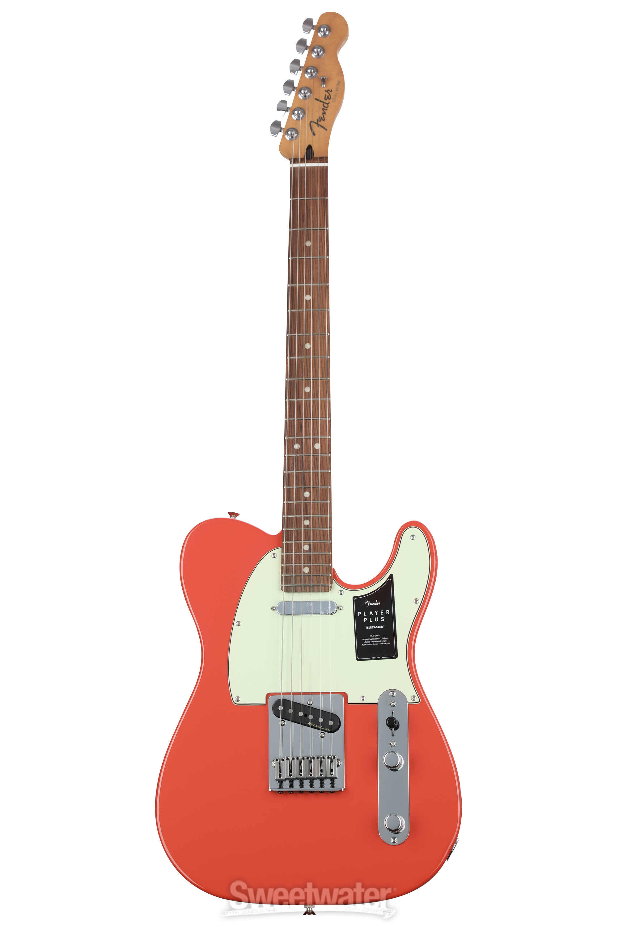 Fender Player Plus Telecaster Solidbody Electric Guitar - Fiesta Fender Player Plus Telecaster Solidbody Electric Guitar - Fiesta
