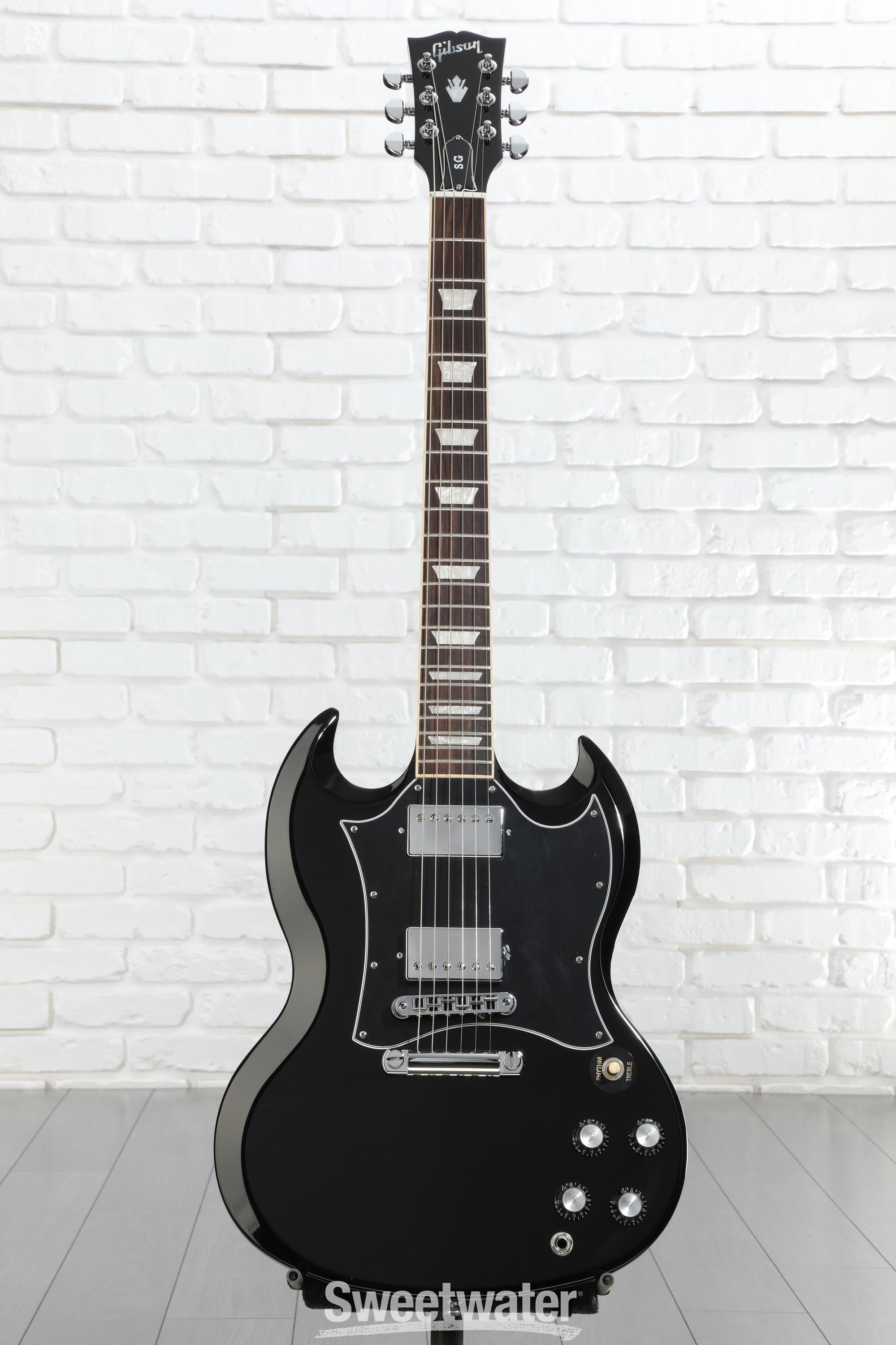 ギブソン SG スタンダード エボニー Gibson SG Standard Electric Guitar - Ebony | Sweetwater