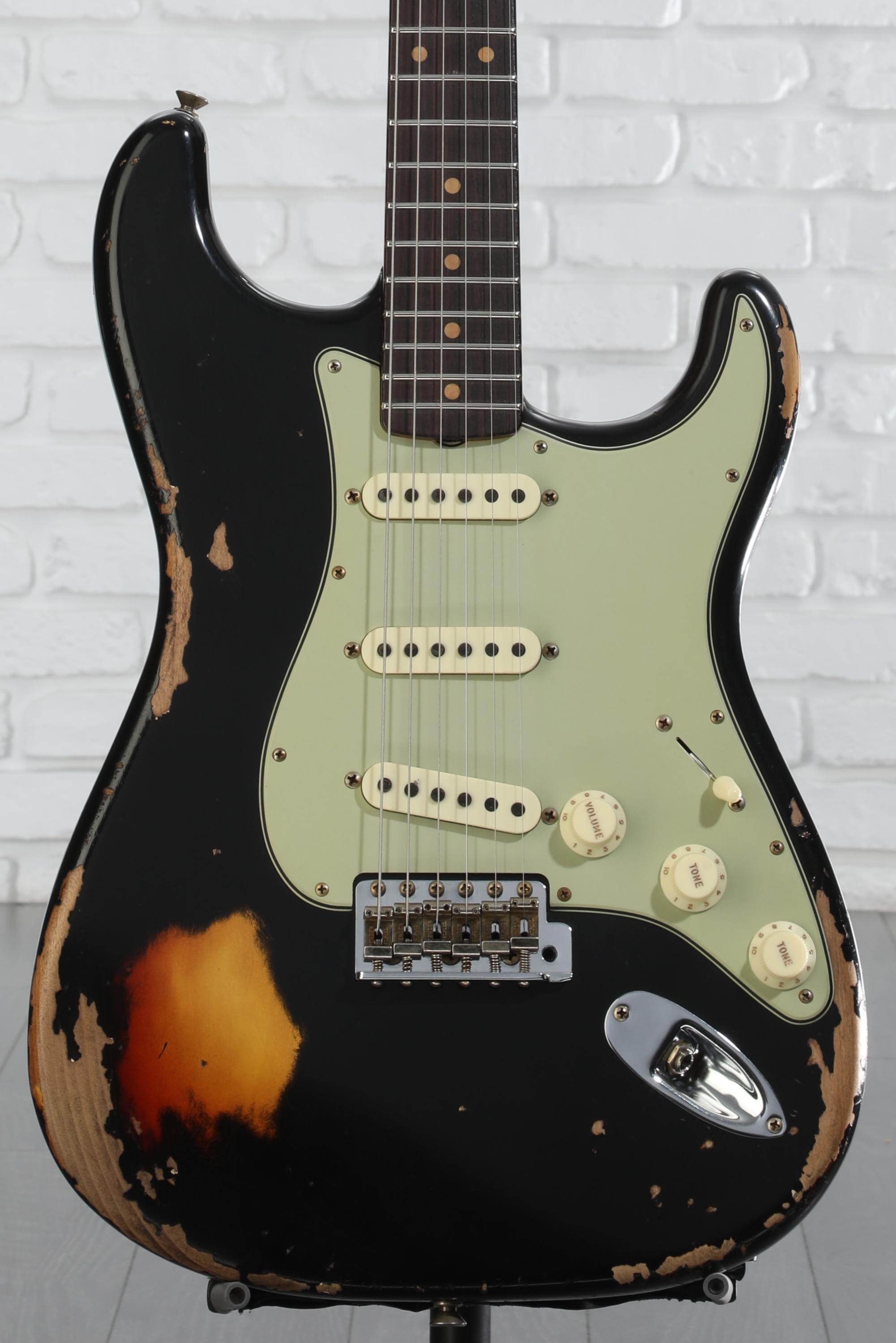 ギター Fender custom shop 1960's storatocaster Fender Custom Shop 1960 Stratocaster Heavy Relic- Aged Black