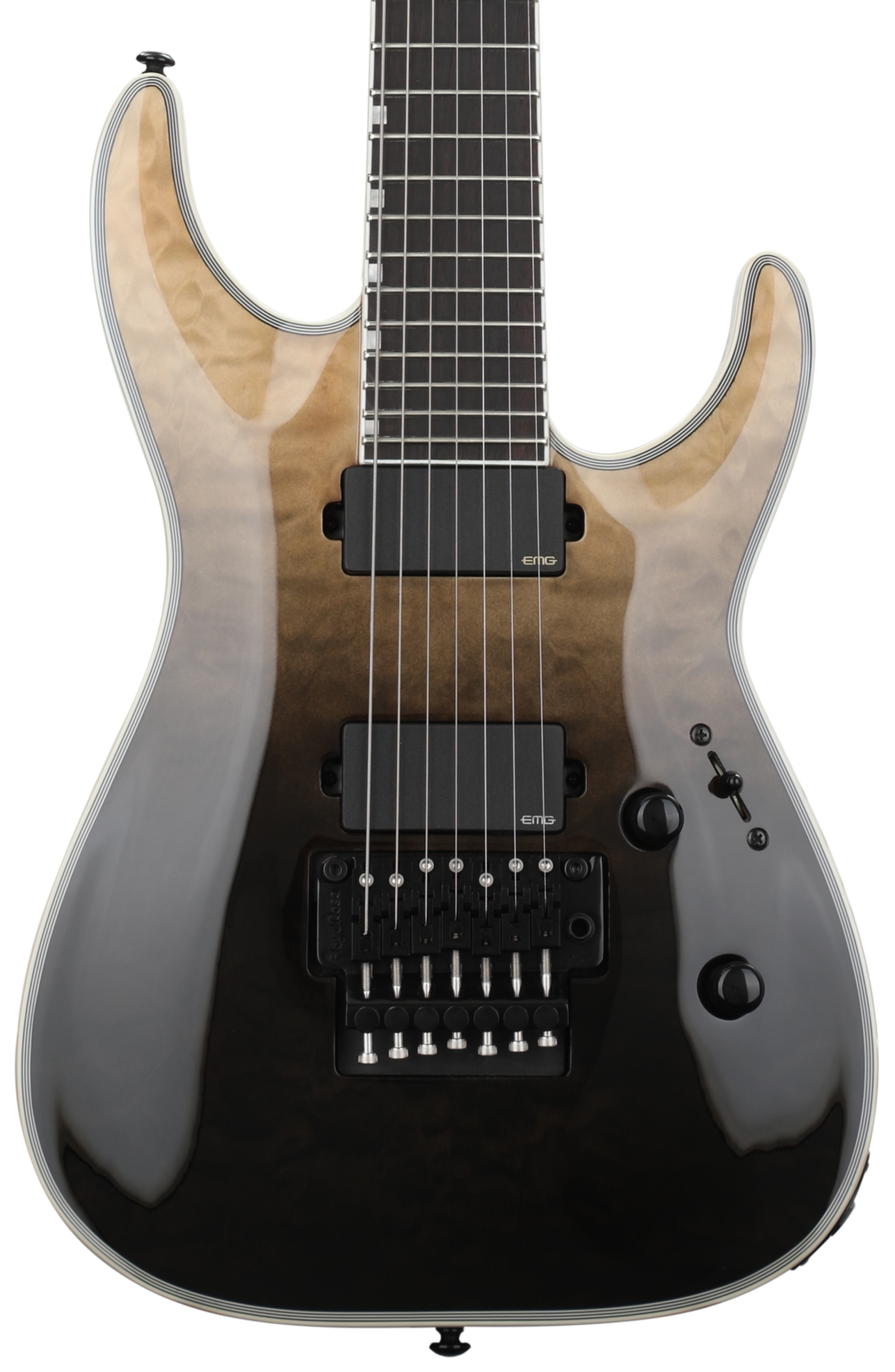 ESP LTD MH-1007 - See-Thru Black Fade | Sweetwater