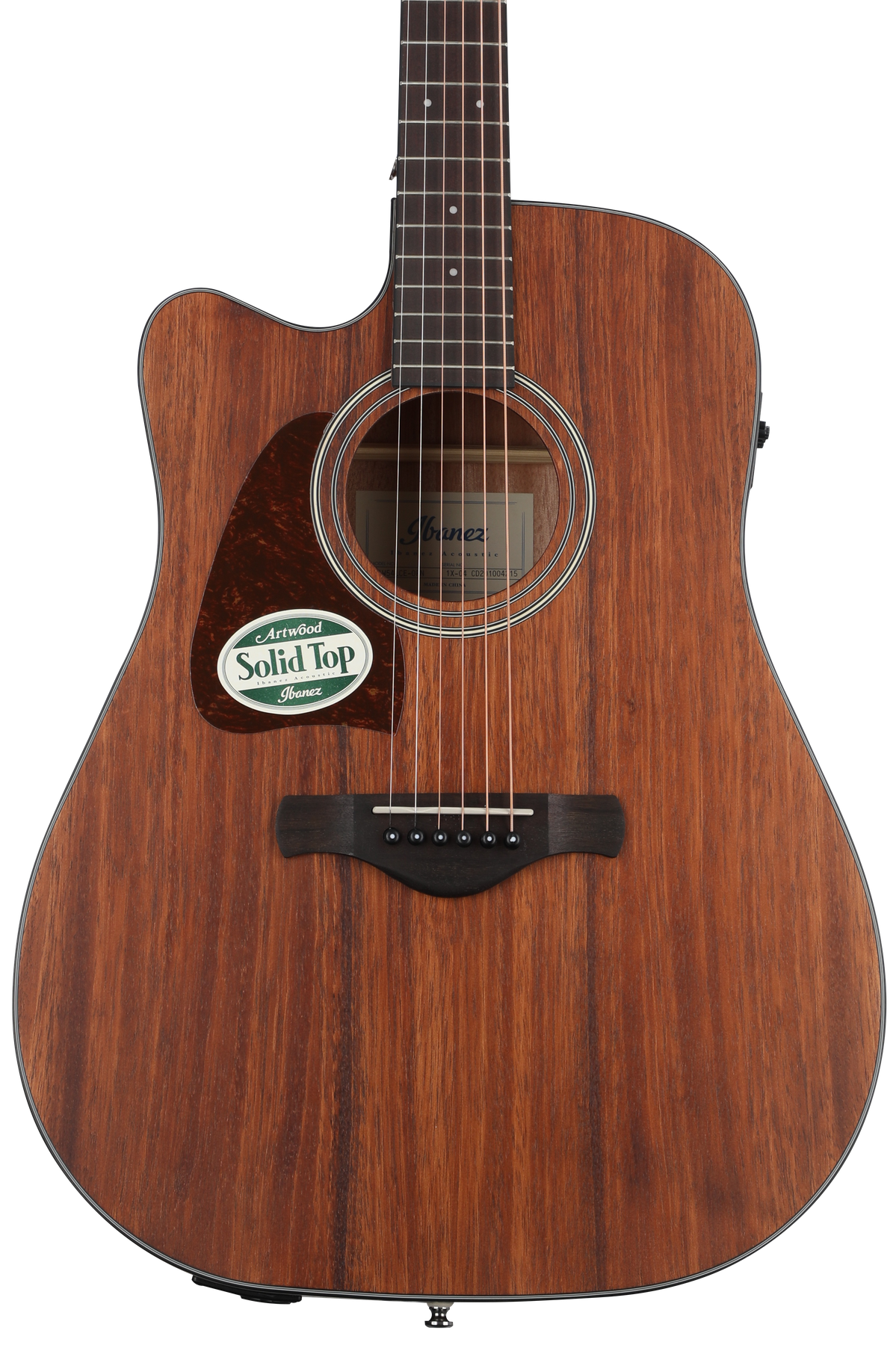 Ibanez AW54LCE Acoustic-Electric Guitar - Open Pore Natural