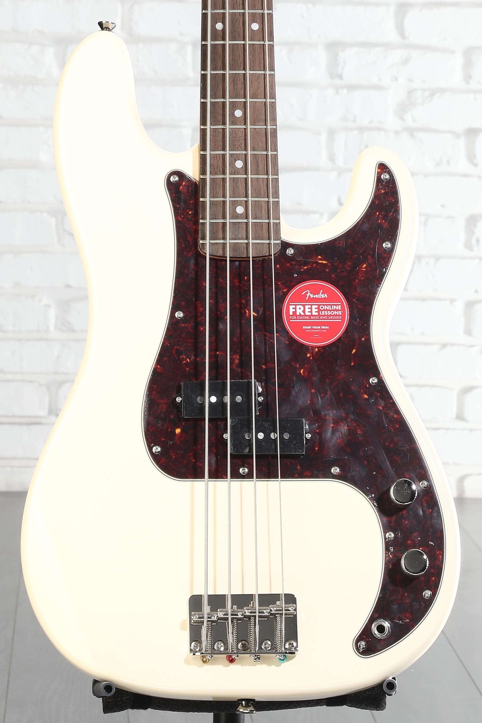 Squier Classic Vibe '60s Precision Bass - Olympic White | Sweetwater
