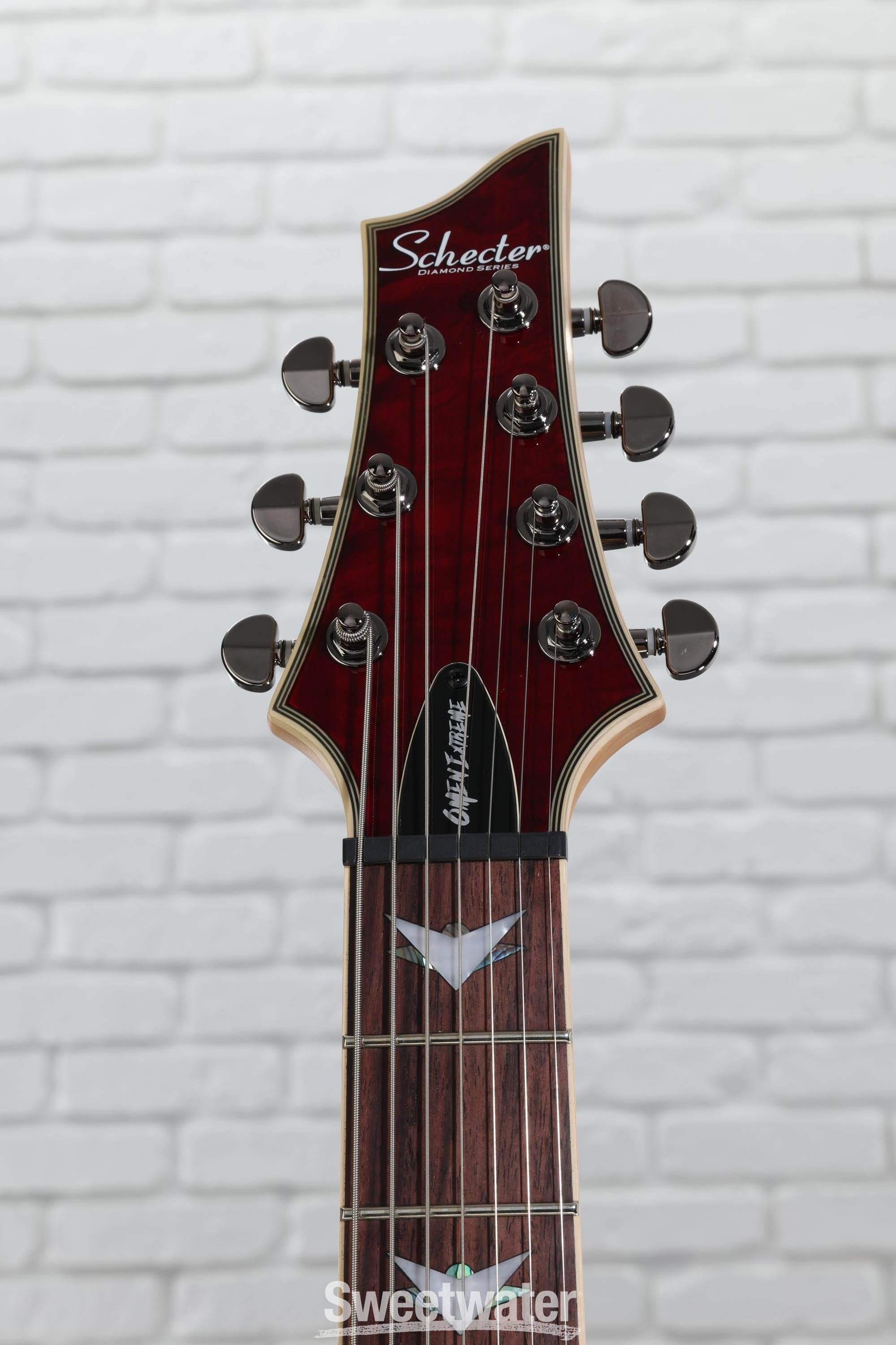 Schecter Omen Extreme-7 Electric Guitar - Black Cherry