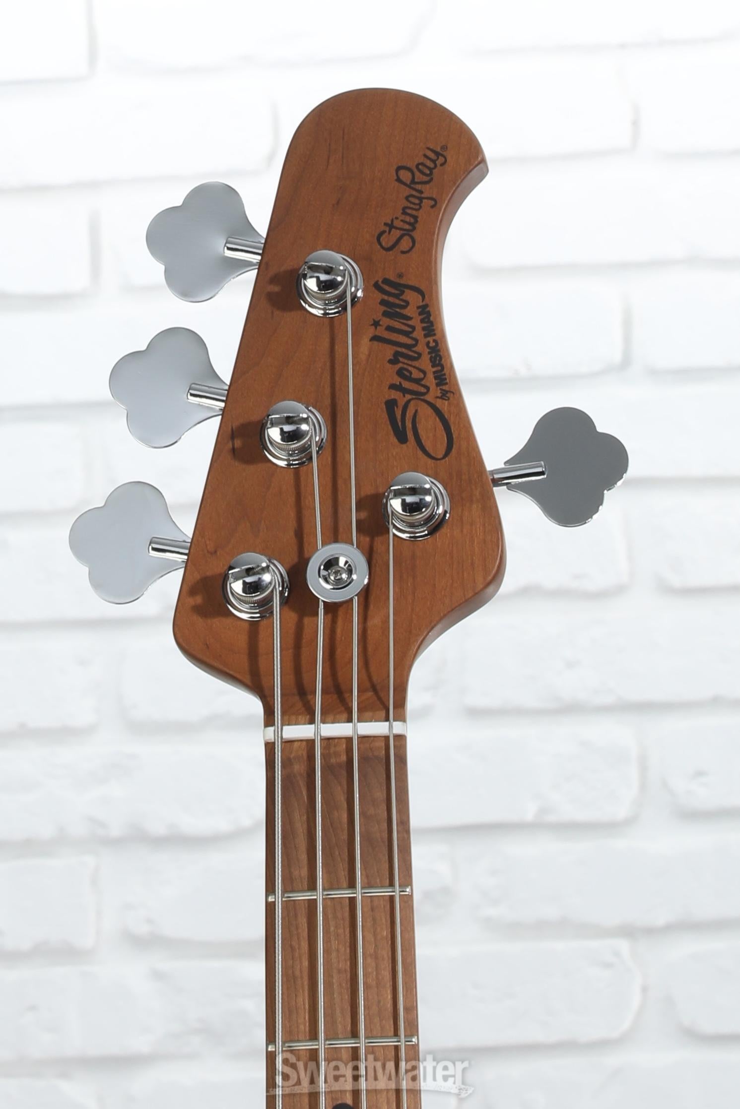 Sterling By Music Man StingRay RAY34 Bass Guitar - Blue