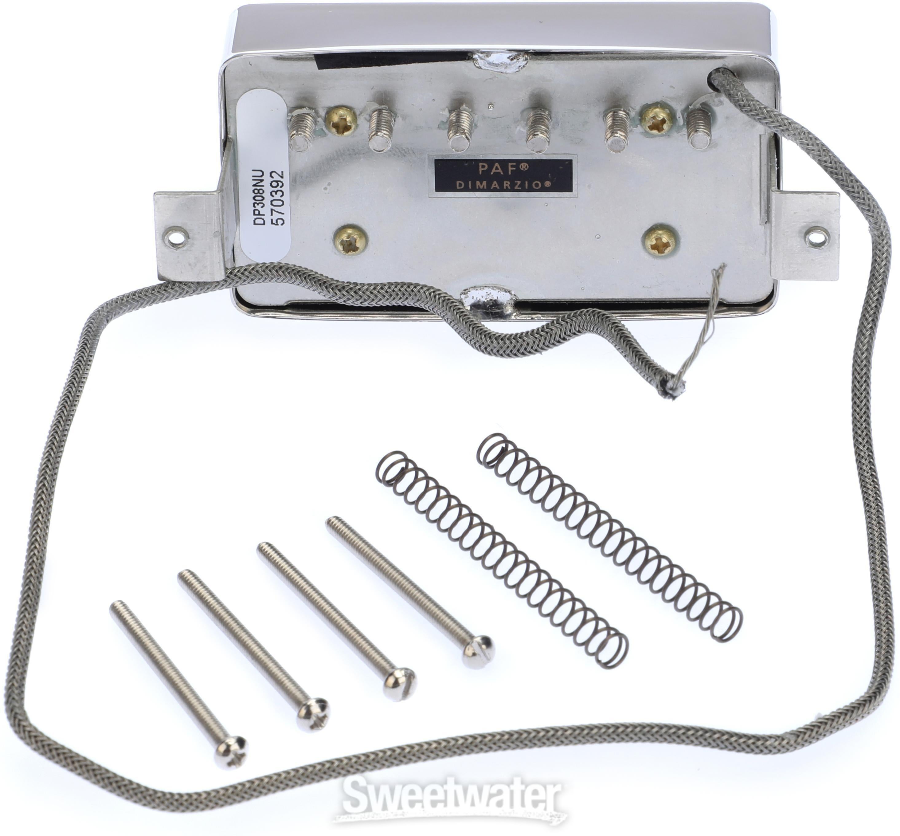 DiMarzio PAF 57 Humbucker - Neck, Nickel Cover | Sweetwater