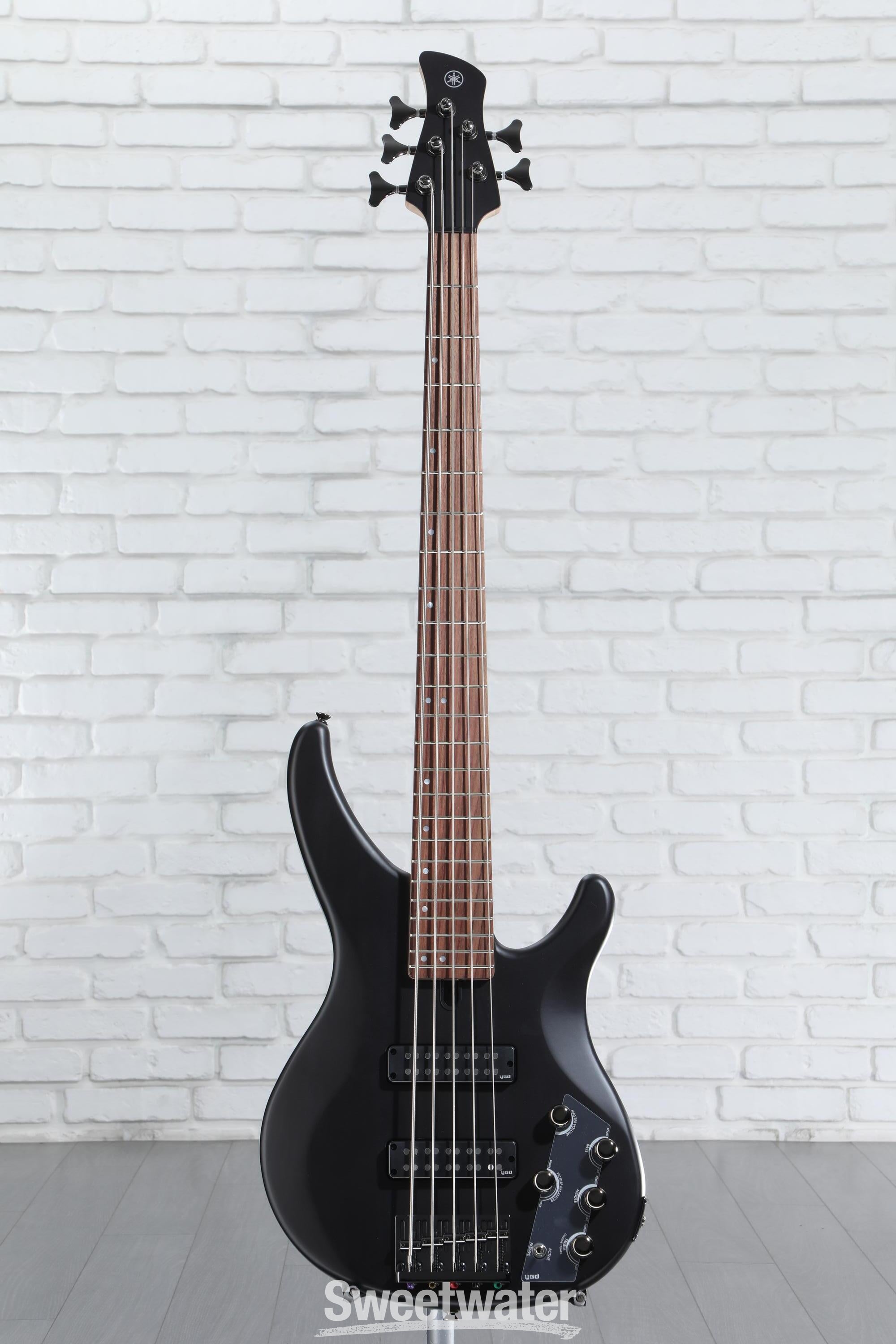 Yamaha TRBX505 5-string Bass Guitar - Translucent Black | Sweetwater