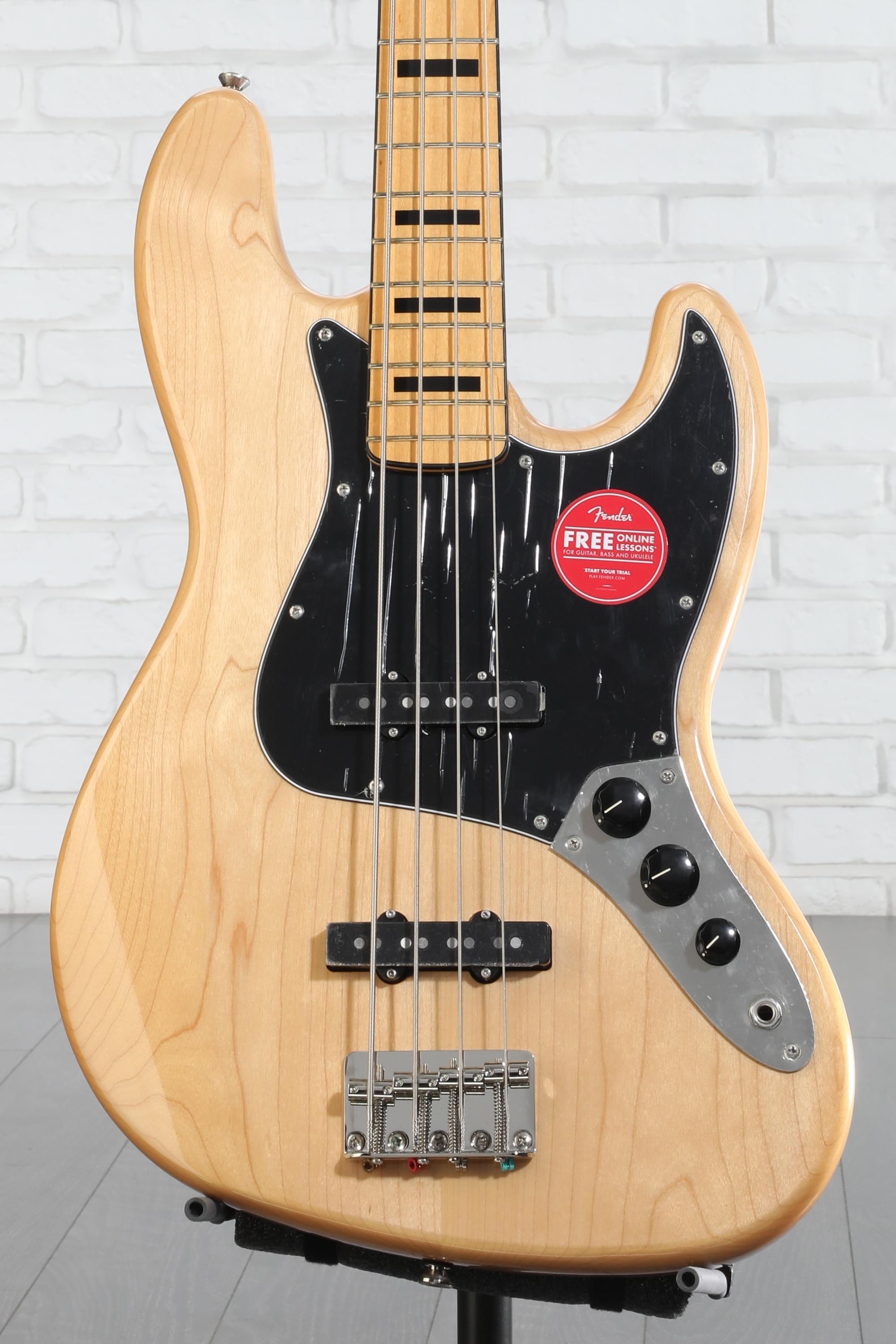 Squier Classic Vibe '70s Jazz Bass - Natural | Sweetwater