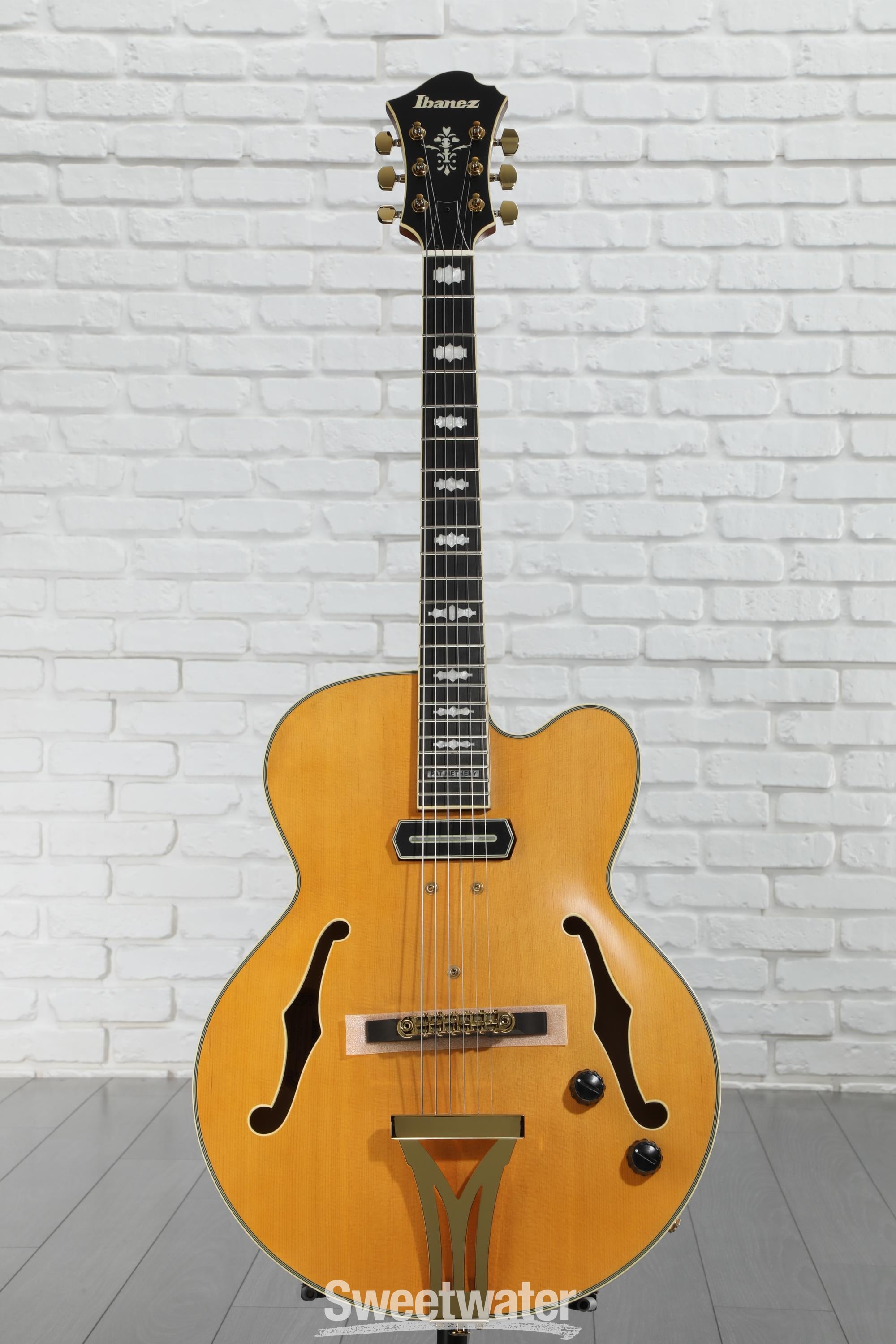 cotrane様　Ibanez PM3C Natural Amber Ibanez PM3C Pat Metheny Signature Hollowbody Electric Guitar