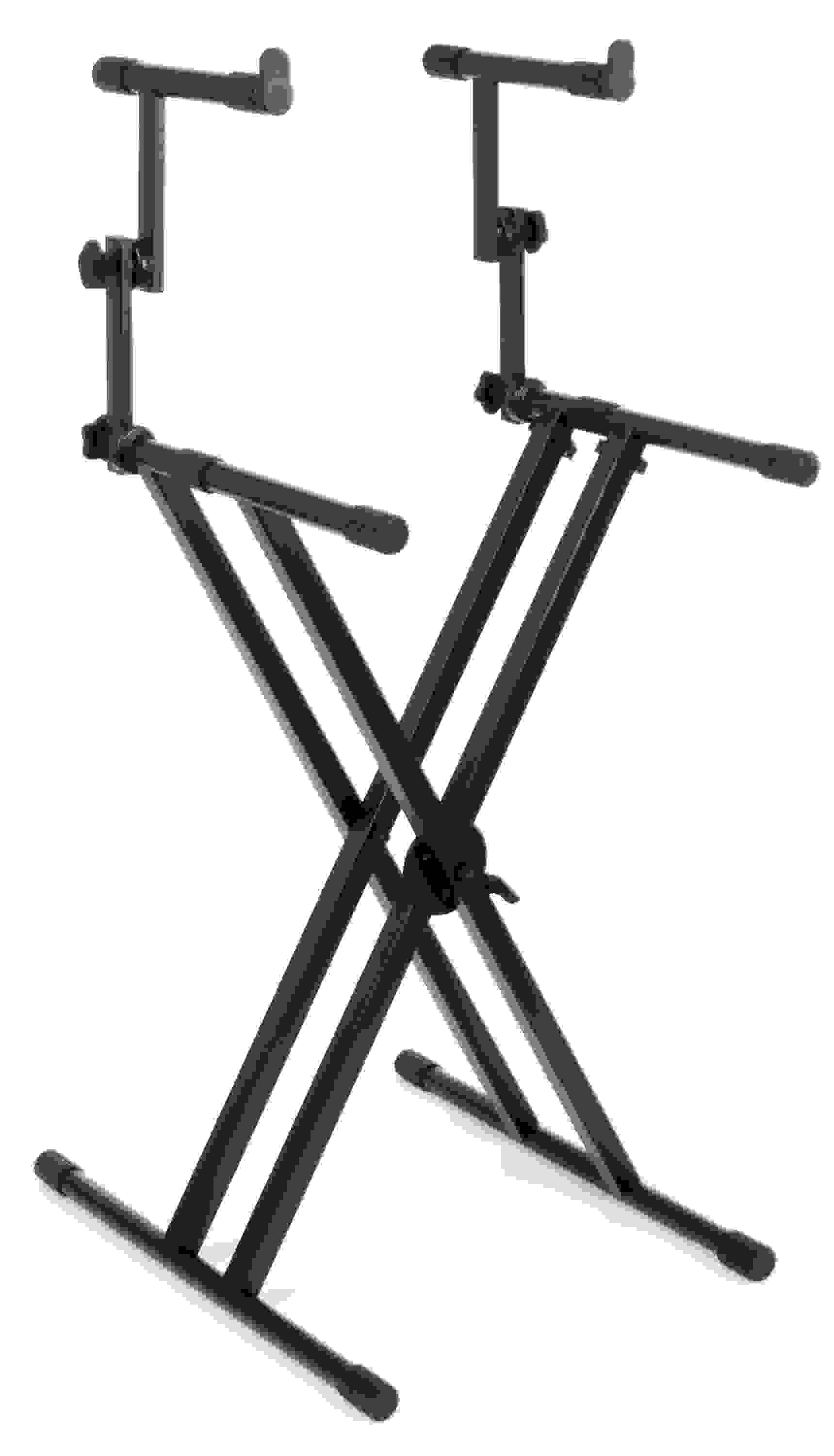 Gator Frameworks GFW-KEY-5100X Deluxe 2-Tier X-Style Keyboard Stand