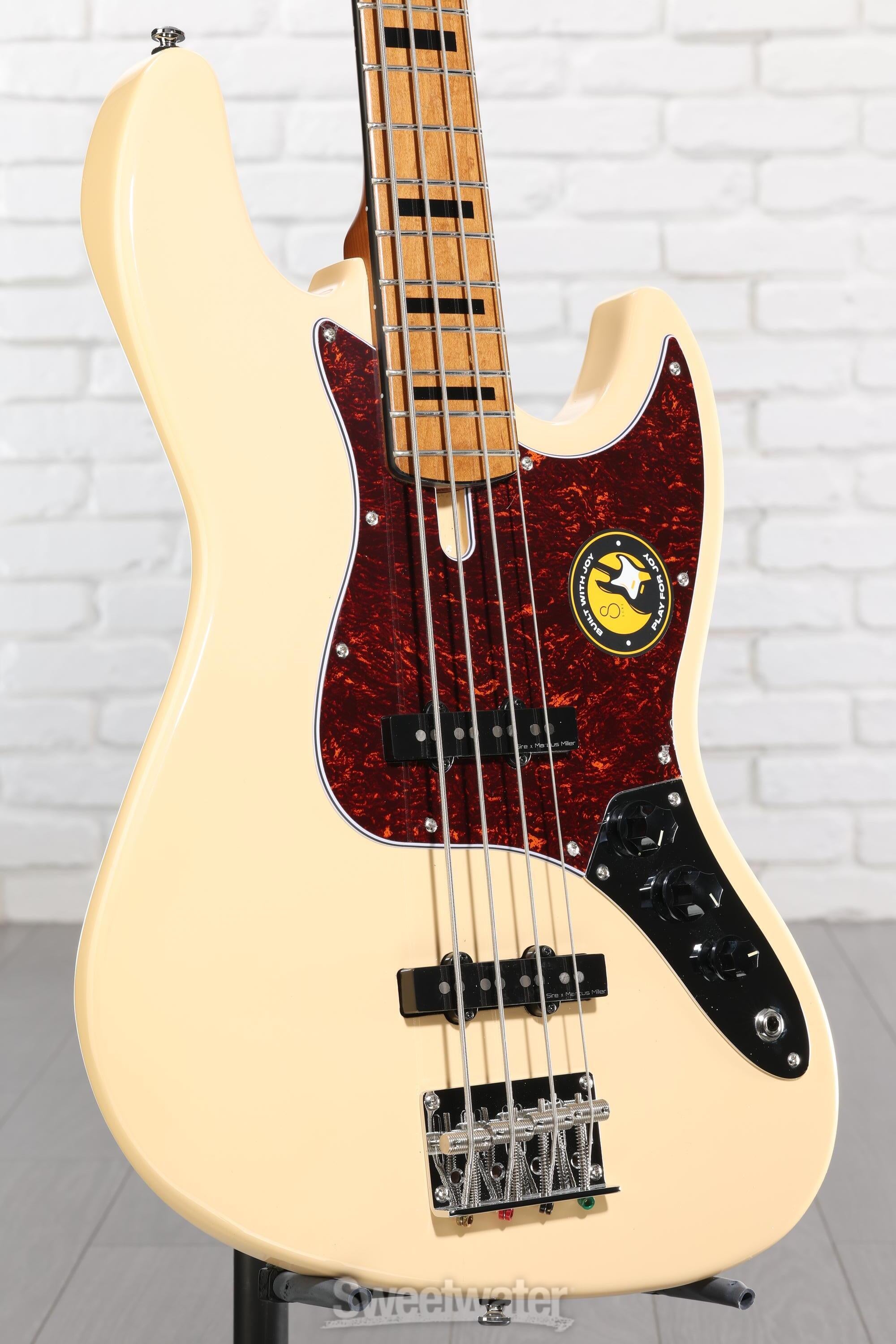 Photo of Sire Marcus Miller V5 Alder Bass Guitar - Vintage White