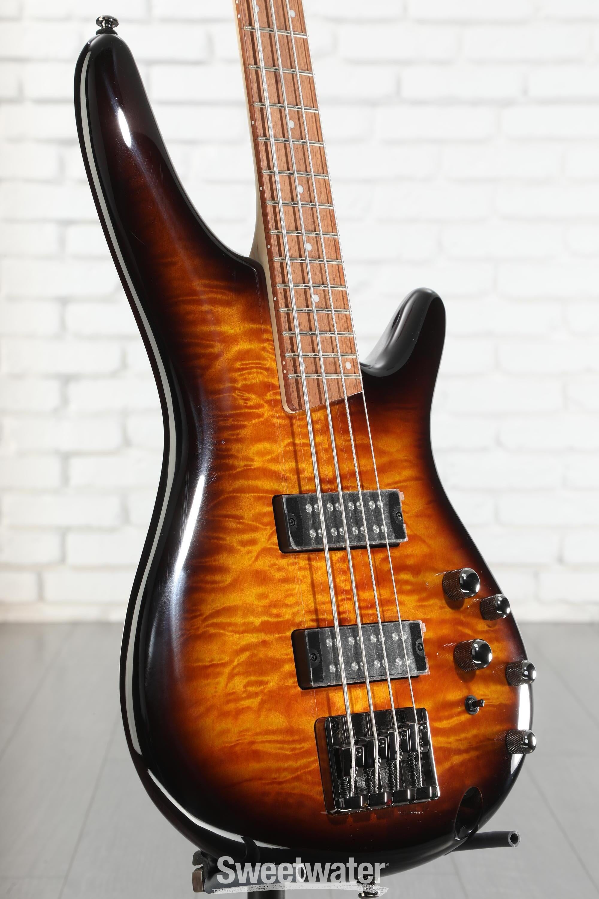 Ibanez Standard SR400EQM Bass Guitar - Dragon Eye Burst
