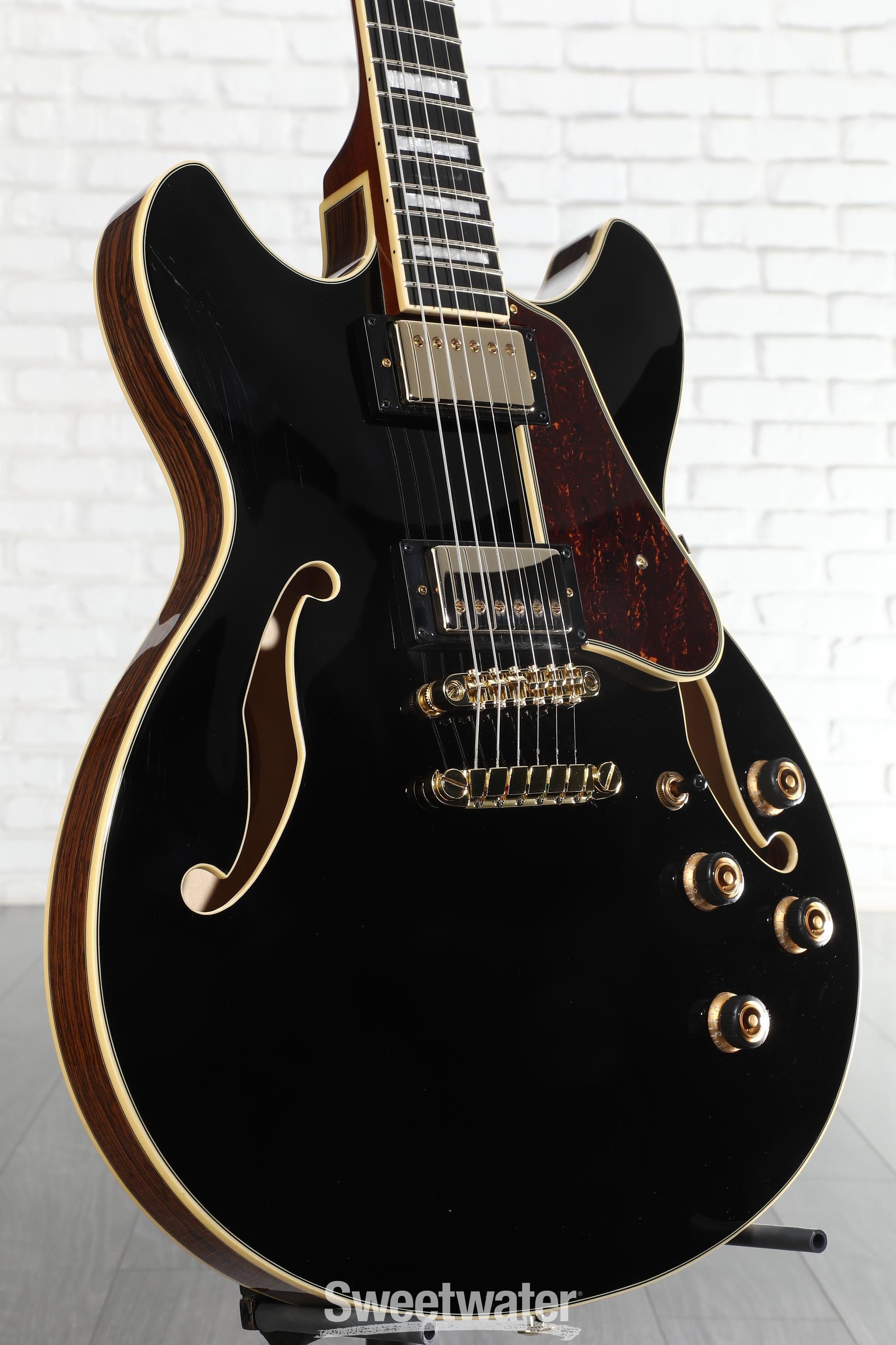 Photo of Ibanez Artcore Expressionist AS93BC Semi-hollowbody Electric Guitar - Black