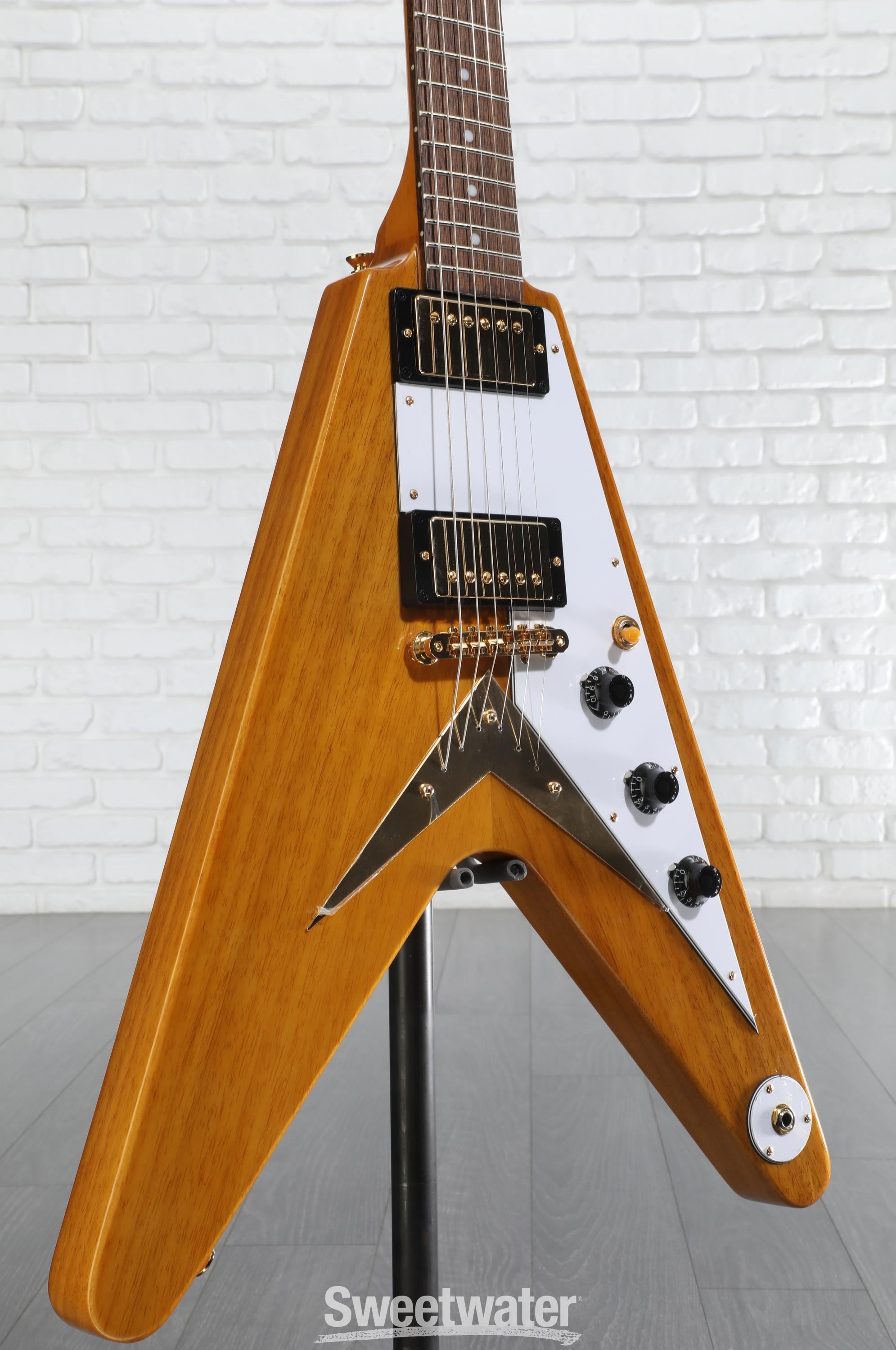 【美品】Epiphone 1958 Korina Flying V Epiphone 1958 Korina Flying V Electric Guitar - Natural