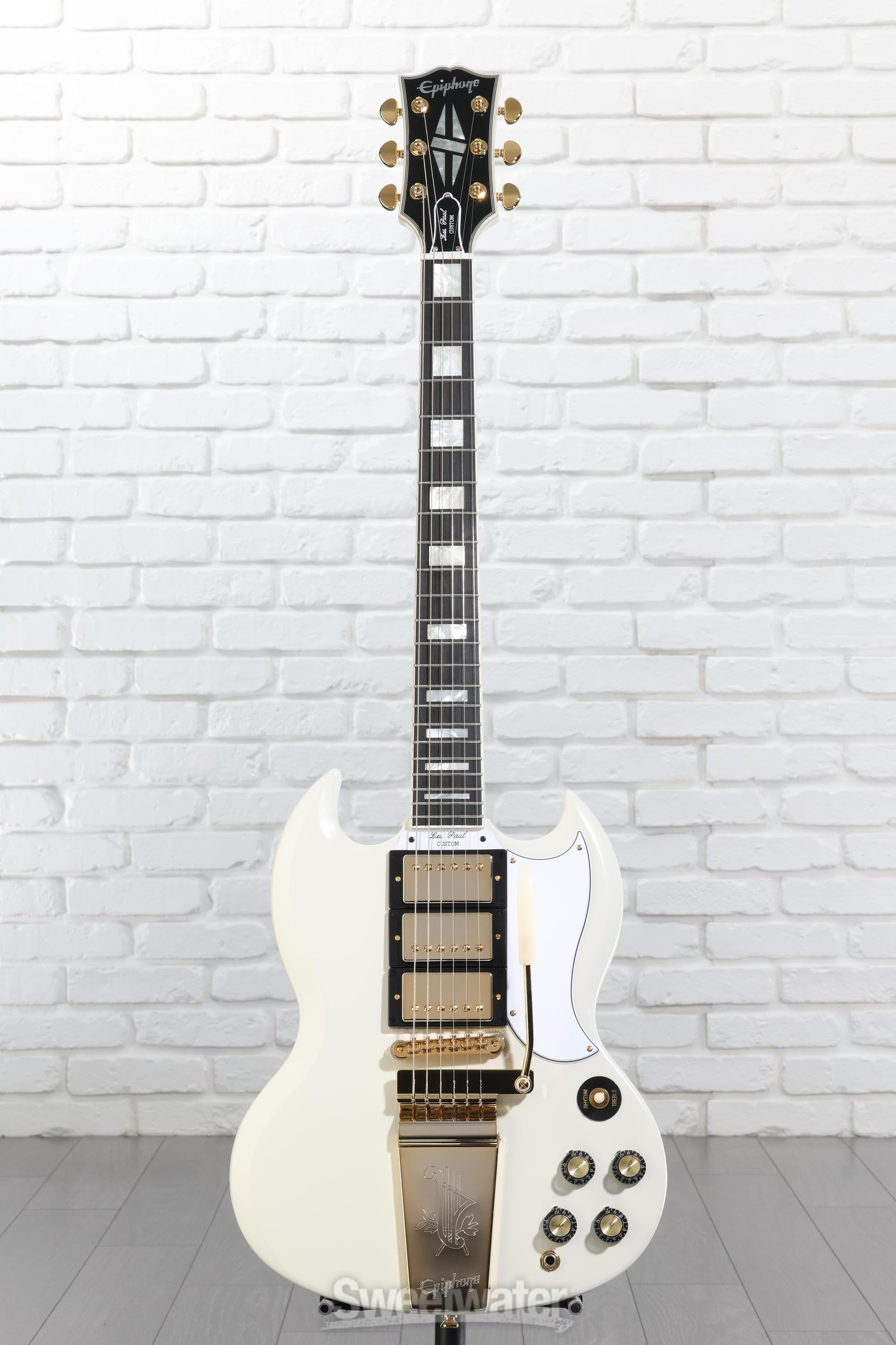 EPIPHONE(エピフォン)3PU SG custom Epiphone SG Custom Electric Guitar - Ebony | Sweetwater