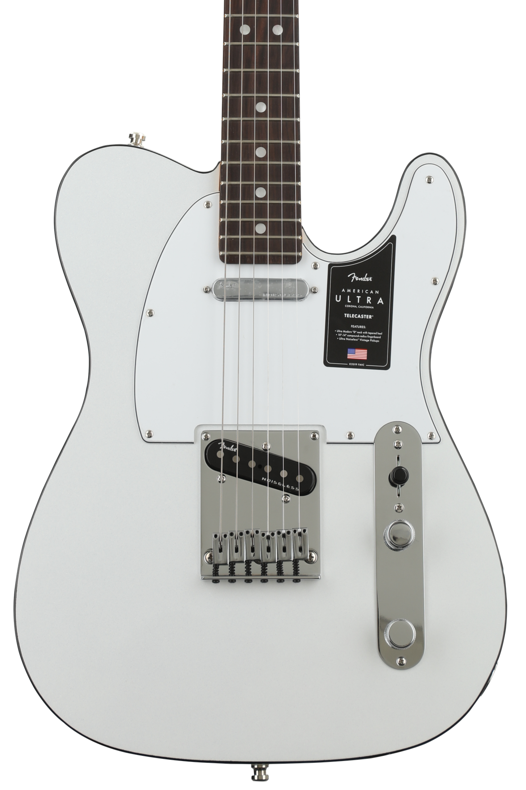 値下げ Fender American Ultra Telecaster 美品 Fender American Ultra Telecaster - Arctic Pearl with Rosewood