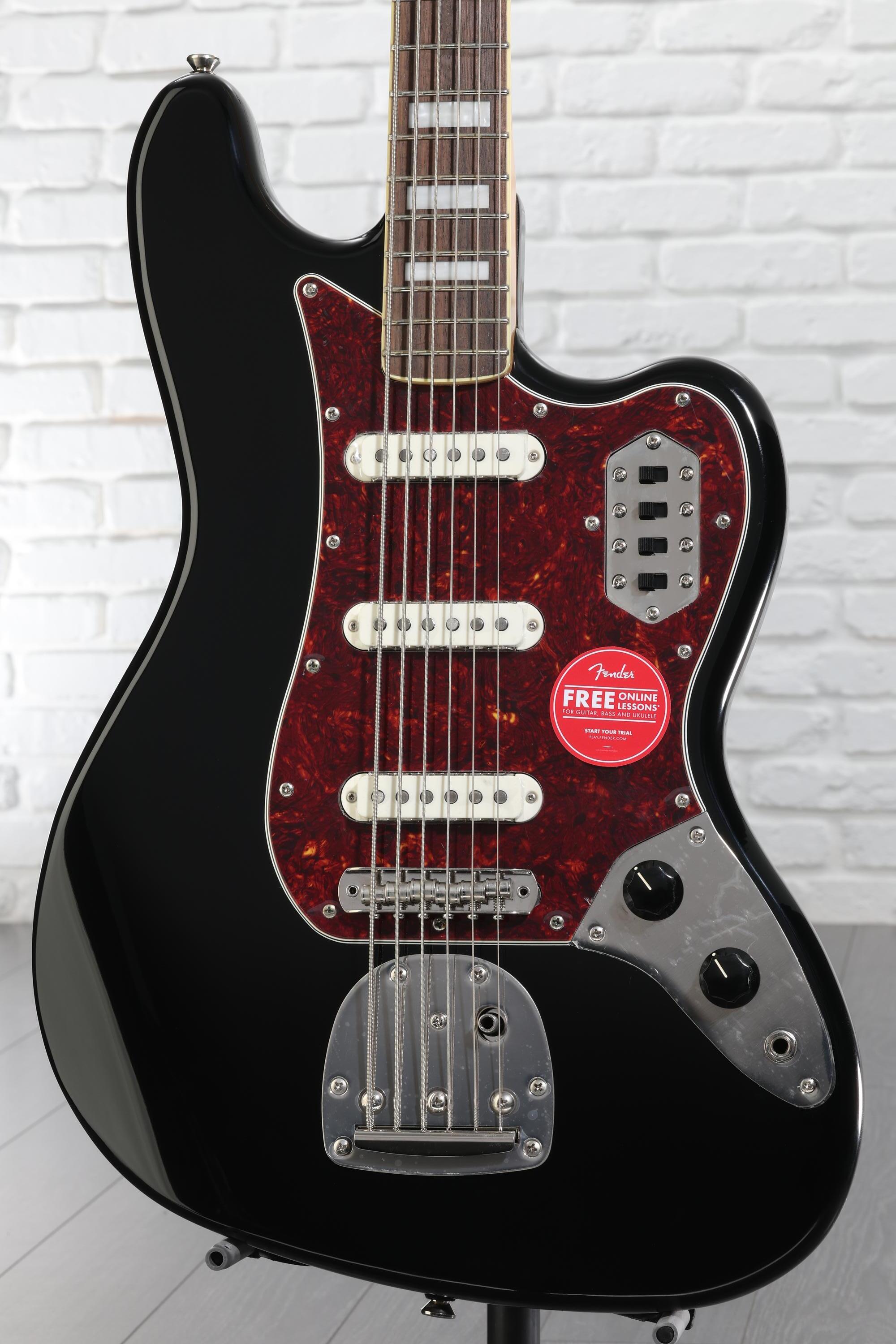 Squier Classic Vibe Bass VI Guitar - Black Reviews | Sweetwater