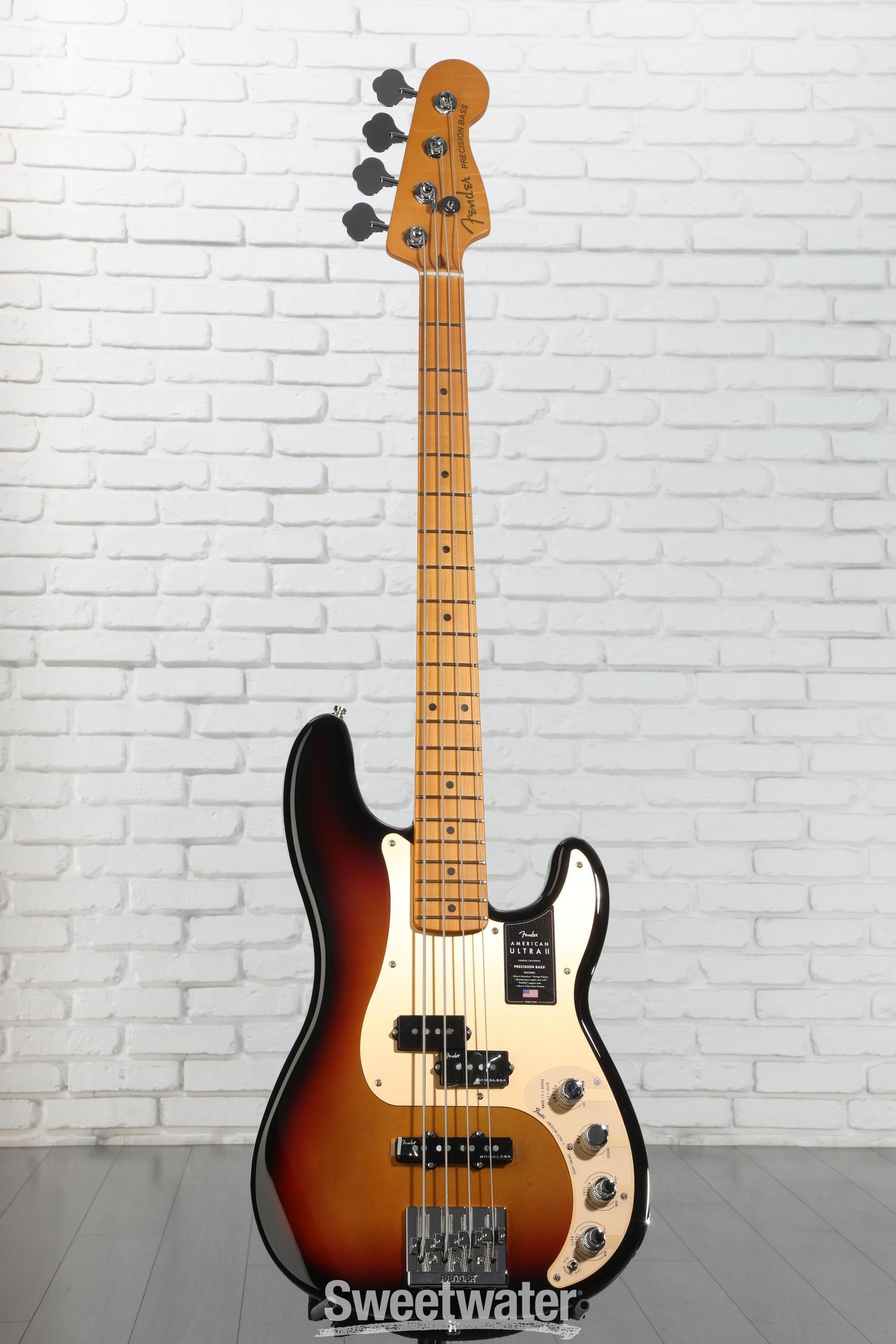 ベース Fender American Ultra Precision Bass Fender American Ultra II Precision Bass - Ultraburst | Sweetwater