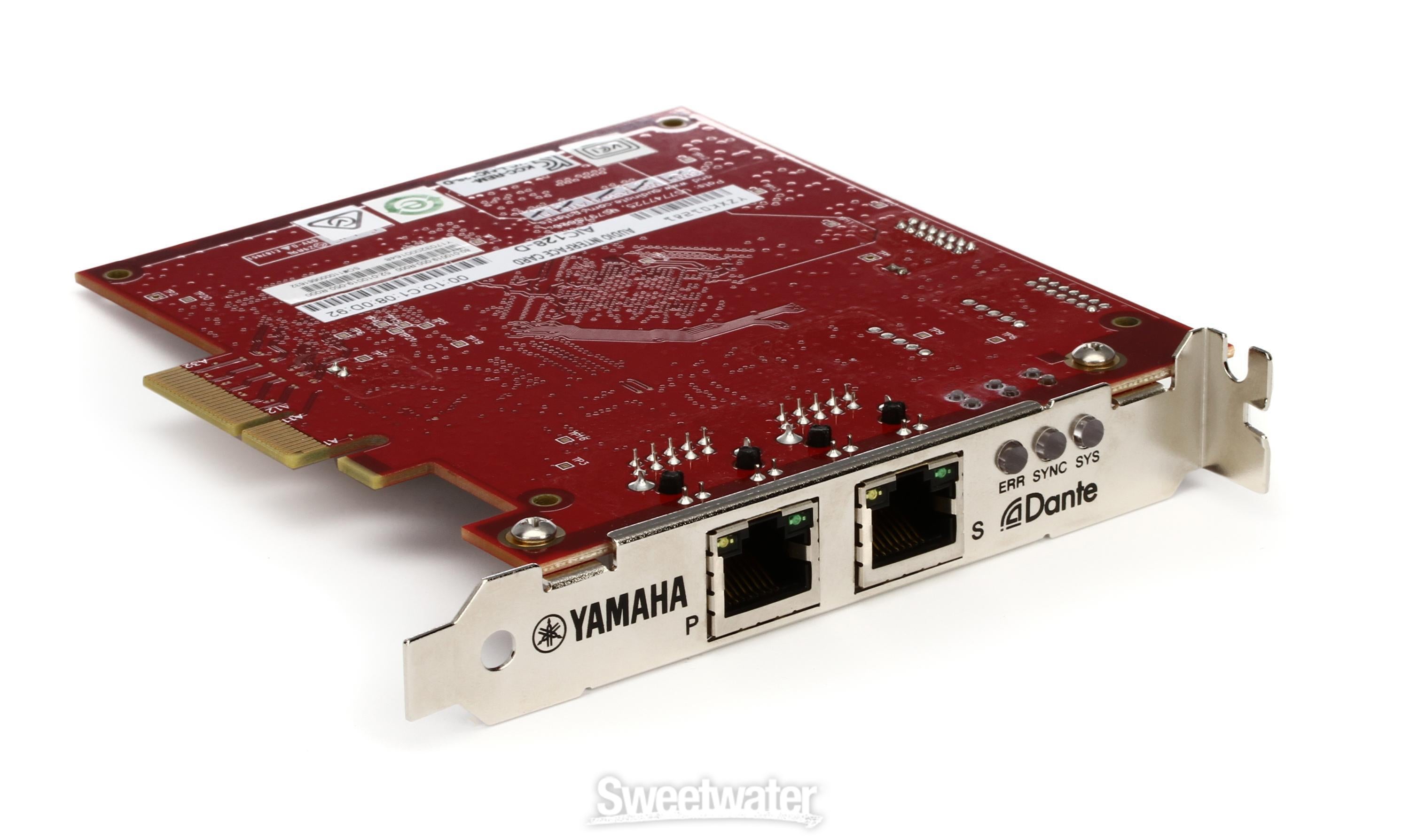 Yamaha AIC128D Dante Accelerator PCI Express Audio Interface