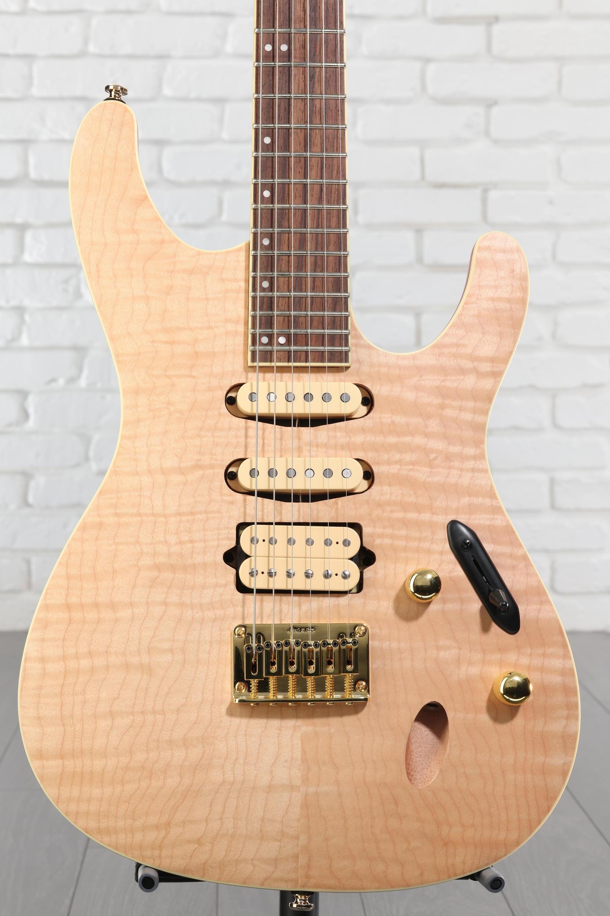 Ibanez Standard SEW761FM Electric Guitar - Natural Flat | Sweetwater