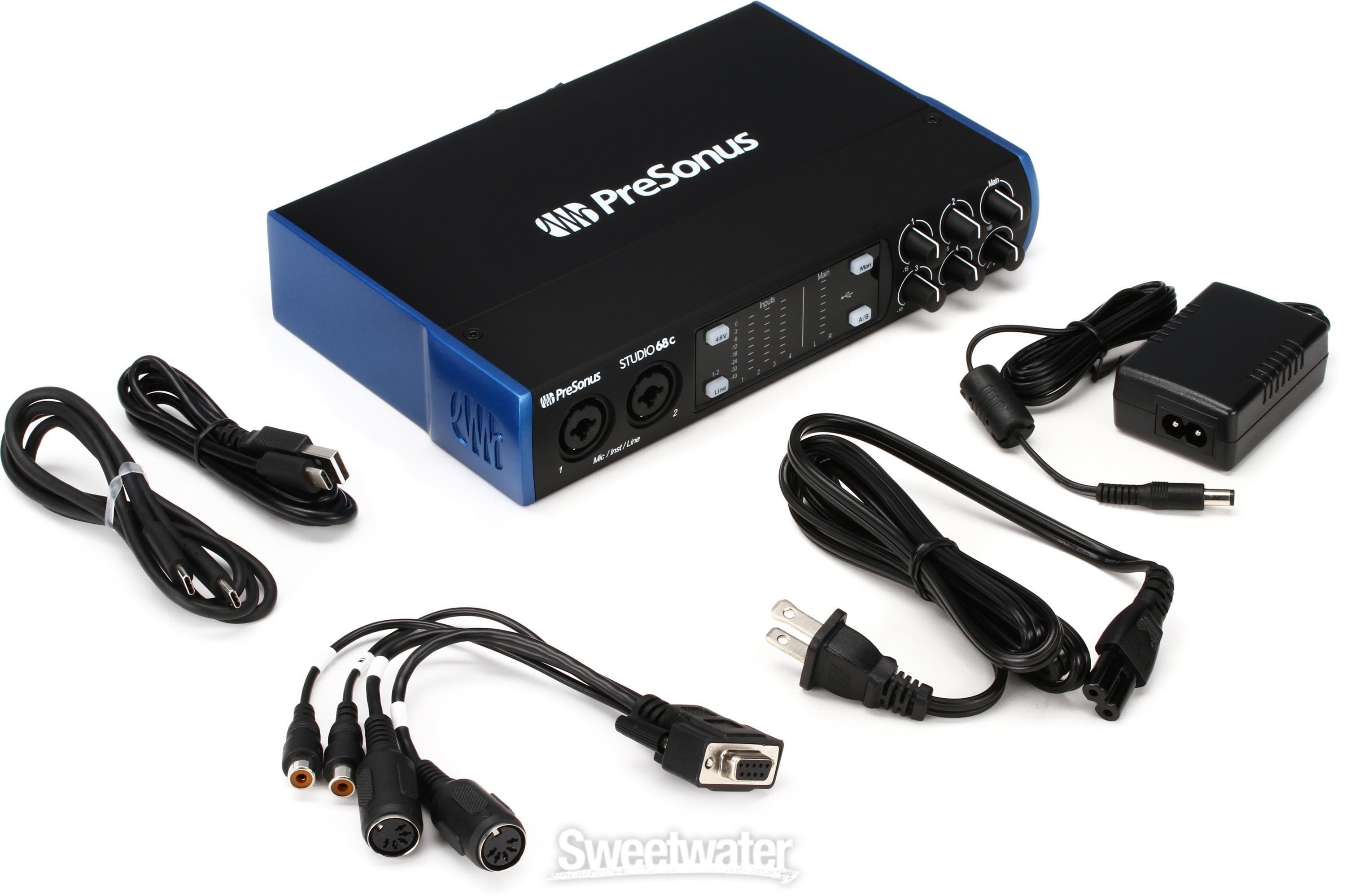 PreSonus Studio 68c USB-C Audio Interface | Sweetwater