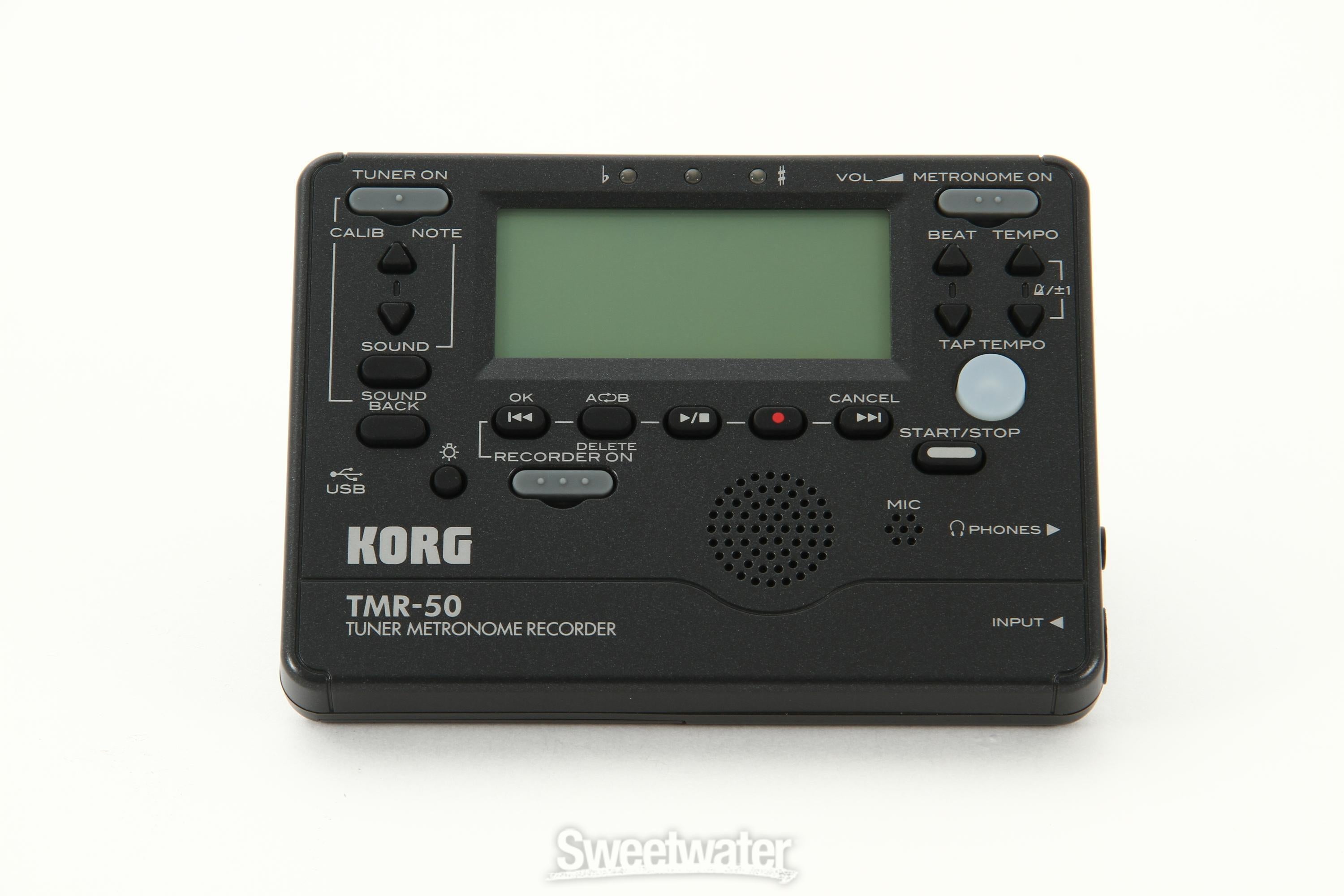 Korg TMR50 Tuner Metronome - Black Reviews | Sweetwater