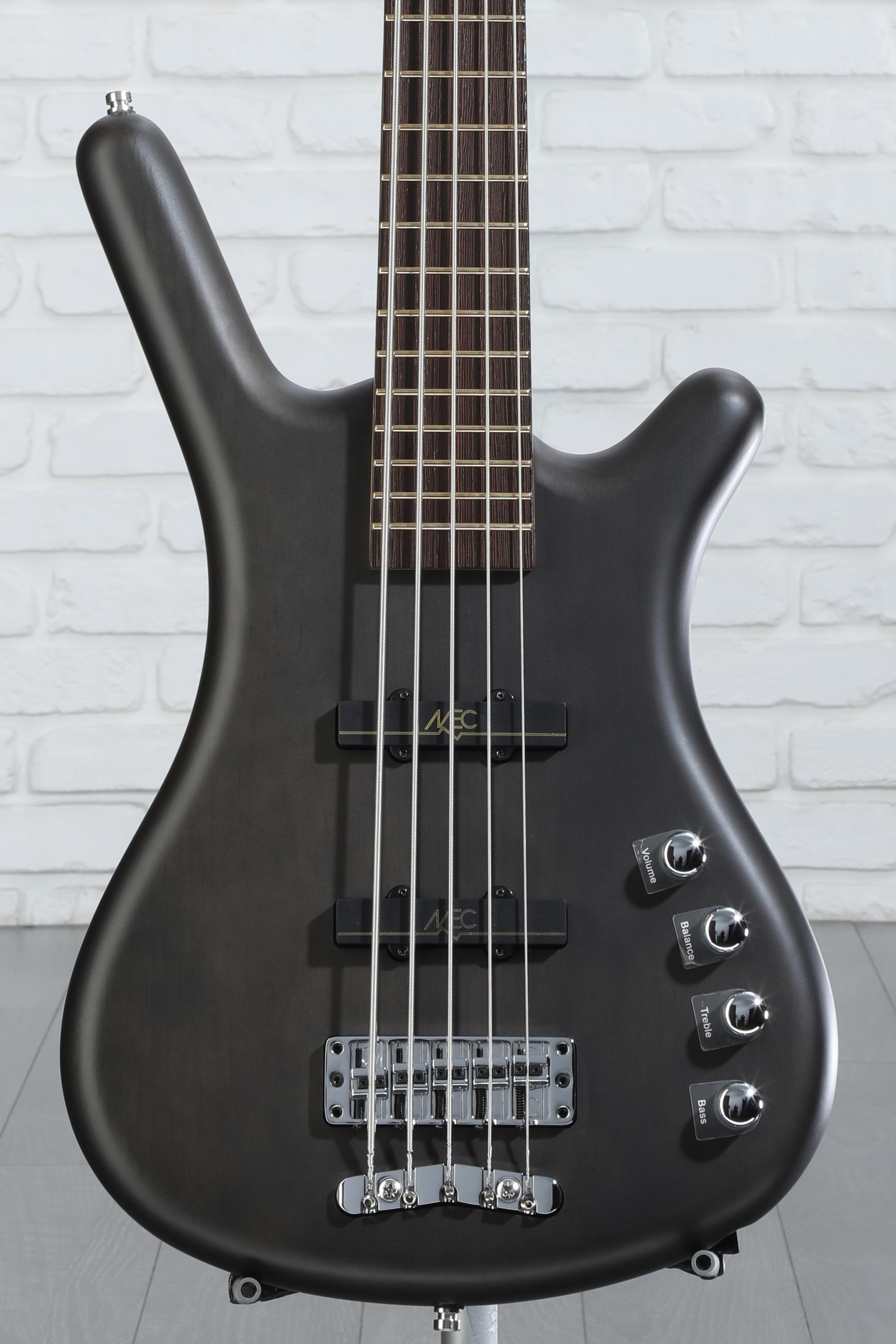 Warwick RockBass Corvette Basic 5-string Bass Guitar - Nirvana Black  Transparent Satin | Sweetwater