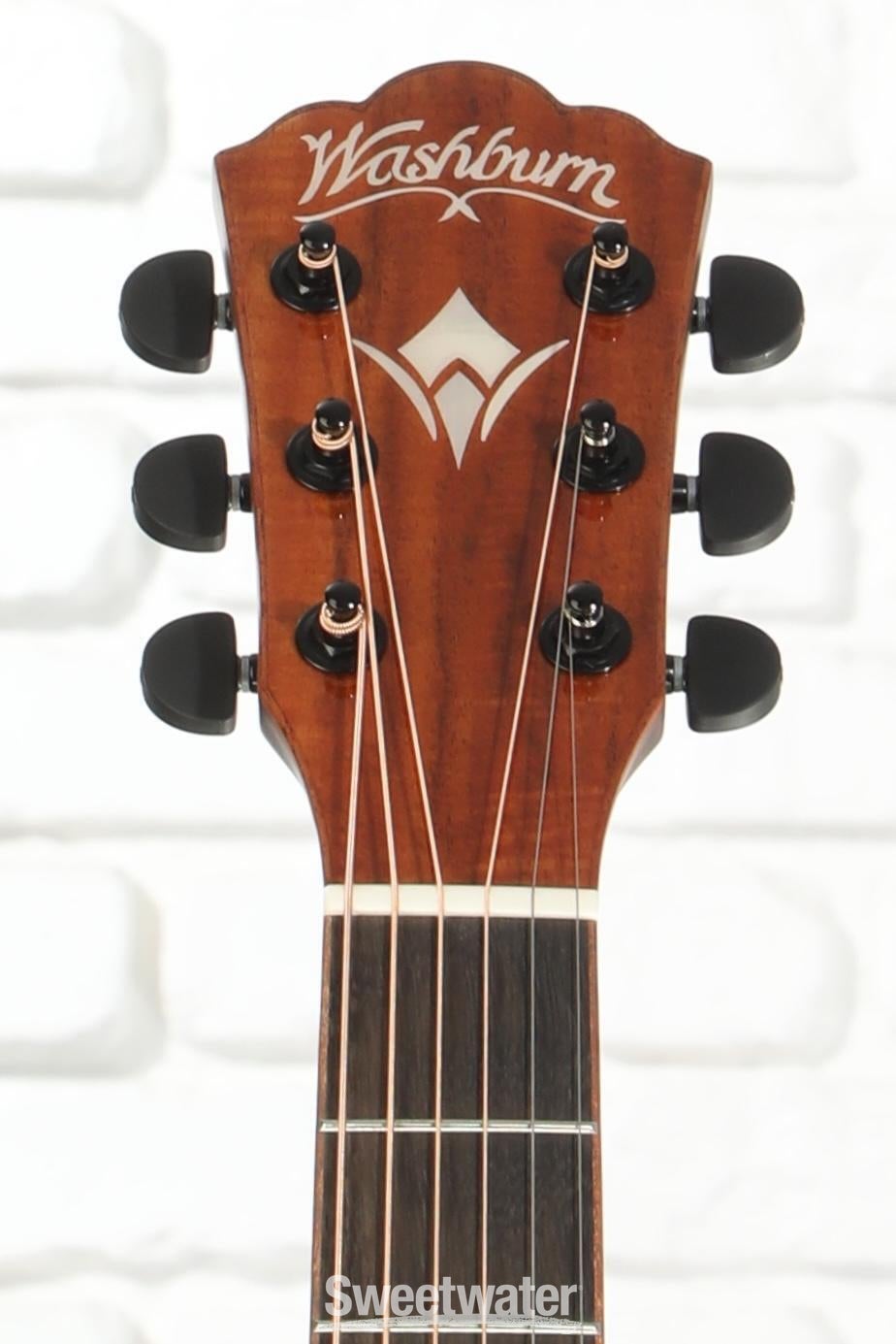 Washburn Comfort G55CE Koa Acoustic-electric Guitar - Natural with
