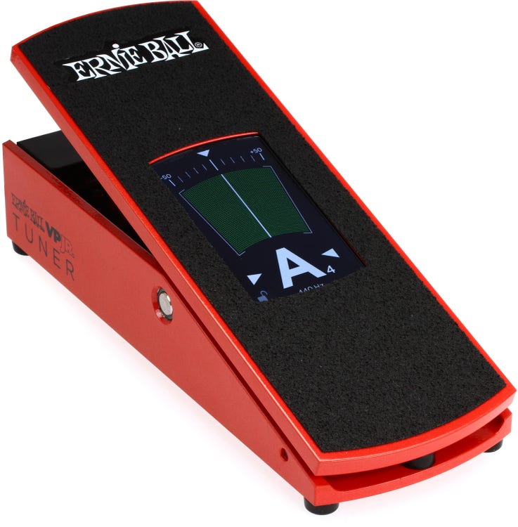 Ernie Ball VPJR Tuner / Volume Pedal - Red | Sweetwater 