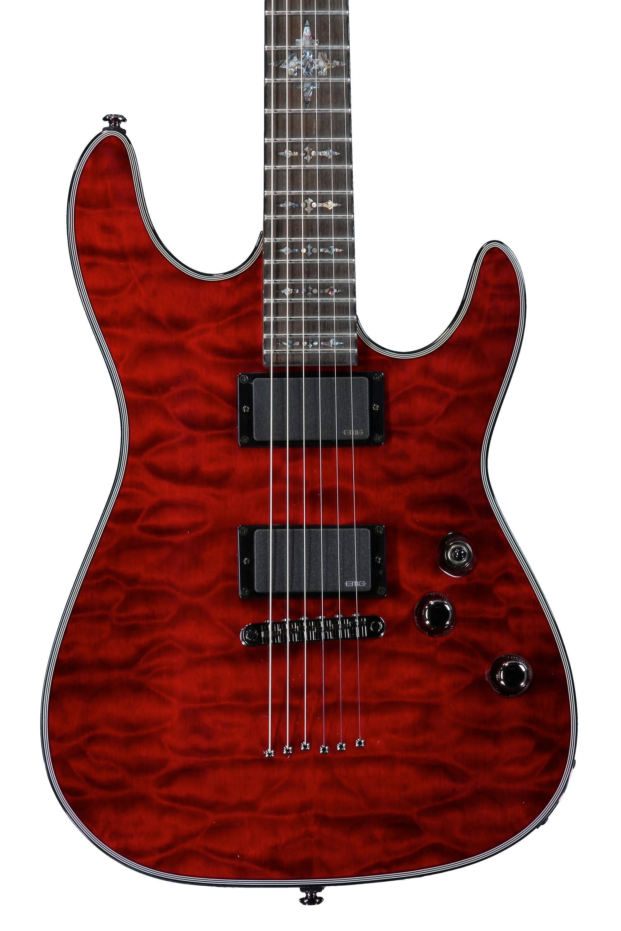 シェクター SCHECTER DAMIEN ELITE-6 FR Schecter Damien Elite-6 FR - Dark Metallic Blue | Sweetwater
