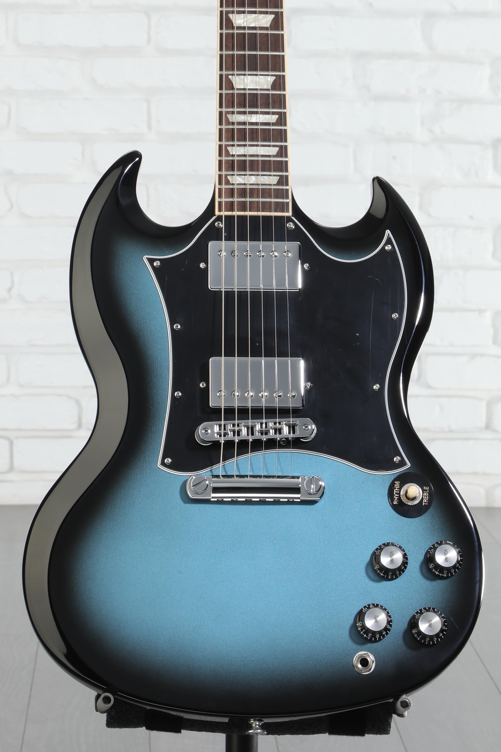 Gibson SG Standard Pelham Blue 限定モデル Gibson SG Standard Electric Guitar - Pelham Blue Burst