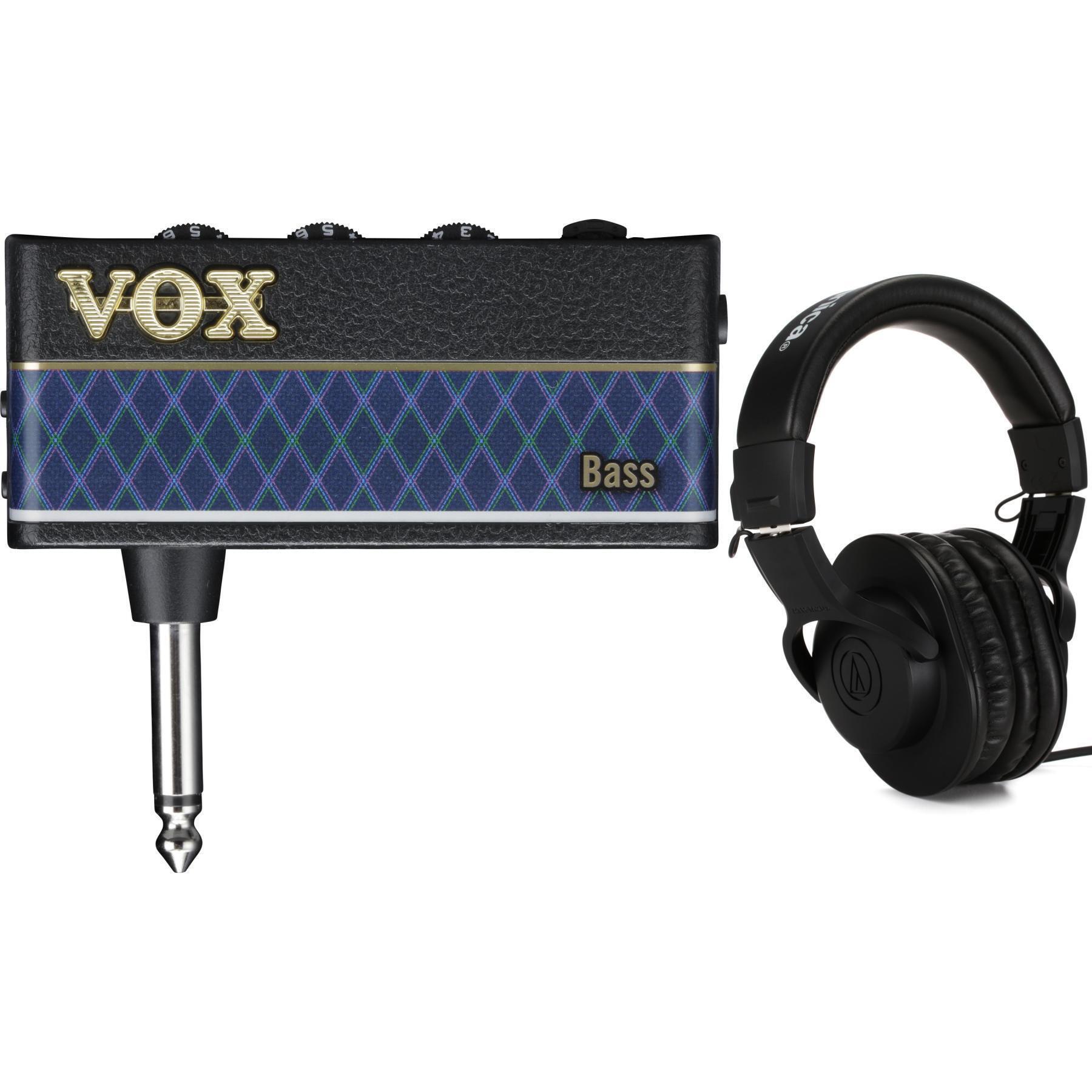 Vox amPlug 3 Bass Headphone Amp and Headphones | Sweetwater