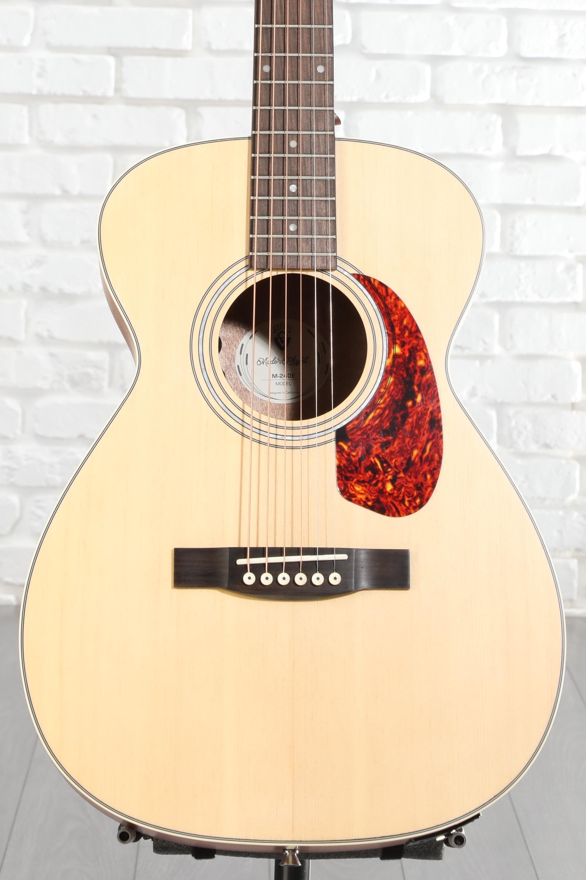 Guild M-240E Westerly Concert Acoustic-Electric Guitar - Natural